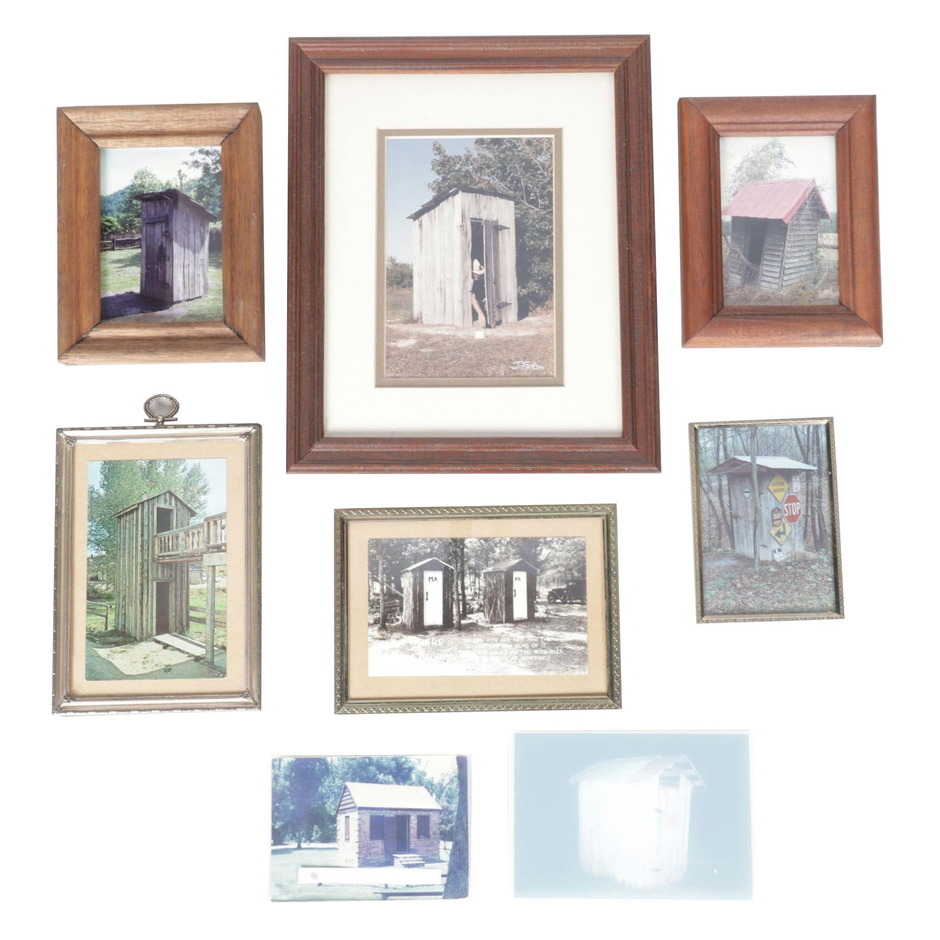 Framed Outhouse Photograph Collection