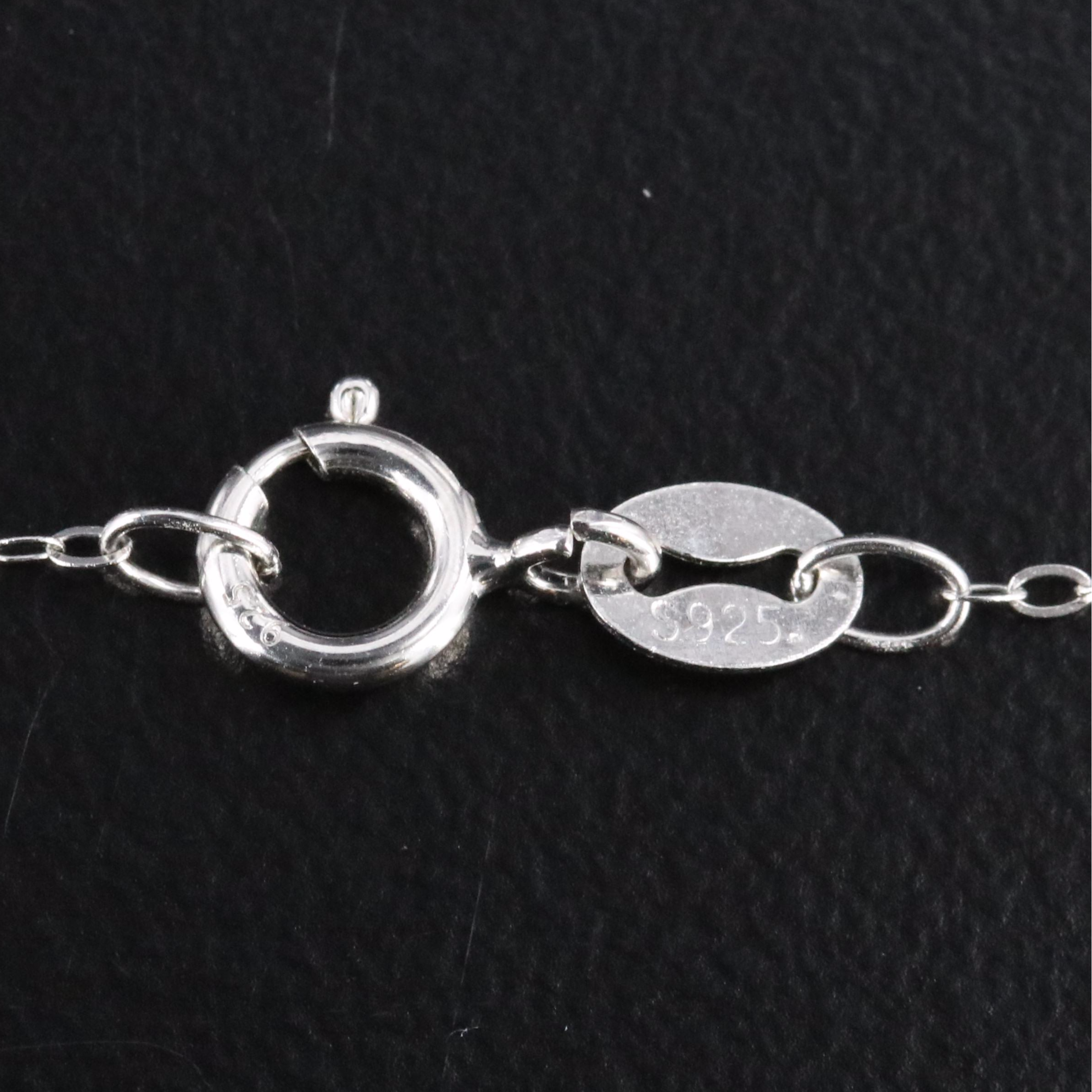 Sterling Ametrine and CZ Pendant Necklace