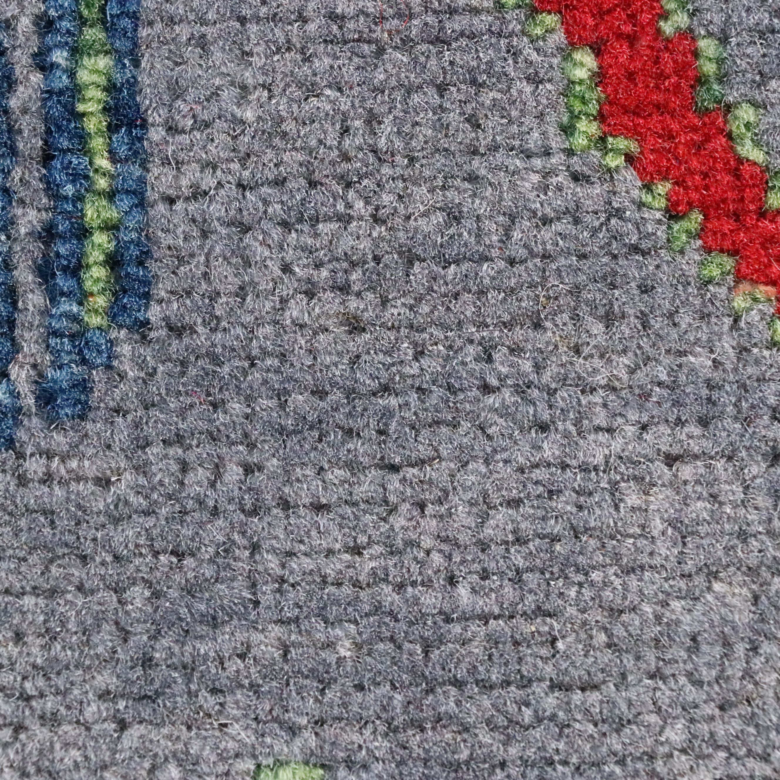 2'8 x 4'4 Hand-Knotted Afghan Pictorial War Accent Rug