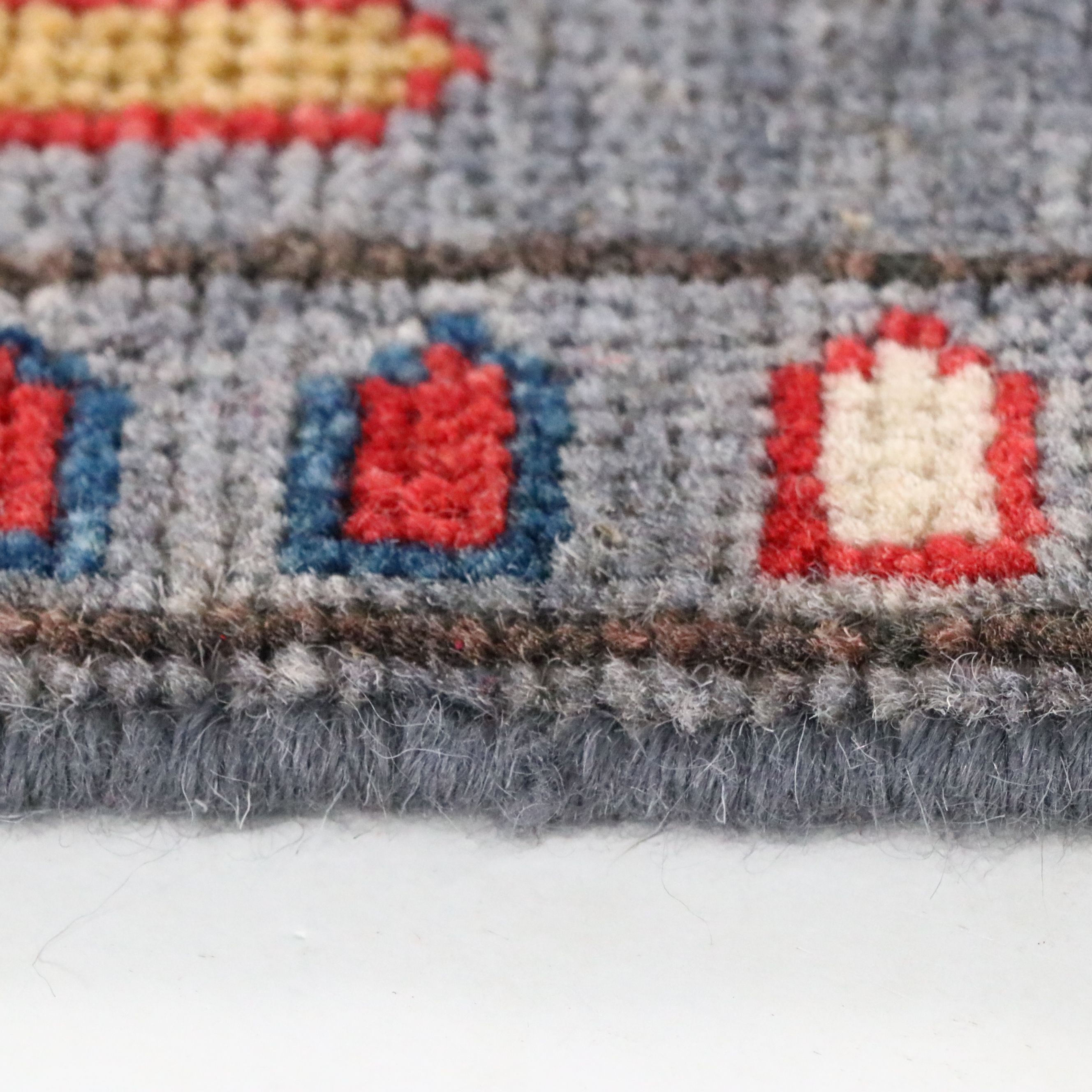 2'8 x 4'4 Hand-Knotted Afghan Pictorial War Accent Rug