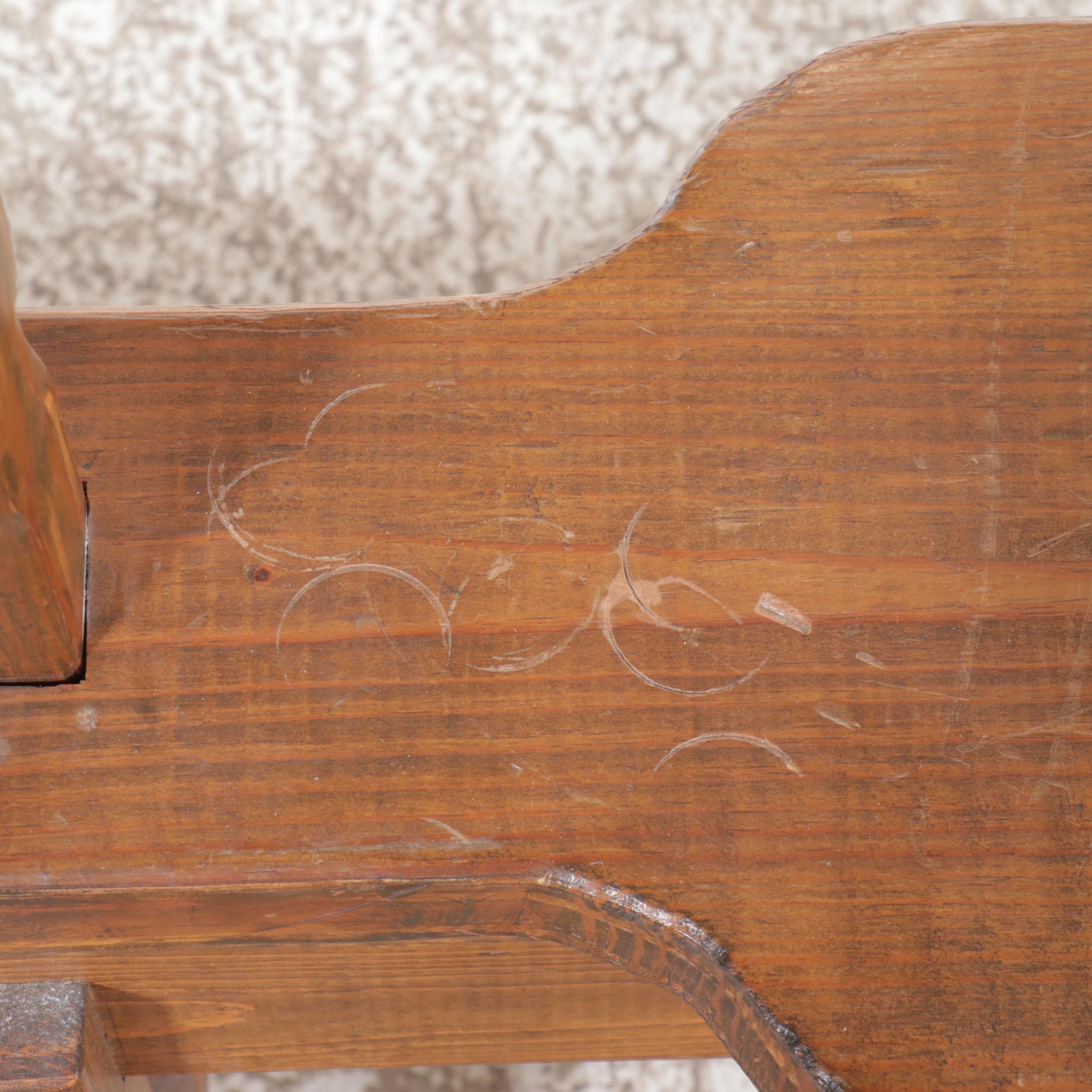 Handcrafted Oak Rocking Horse