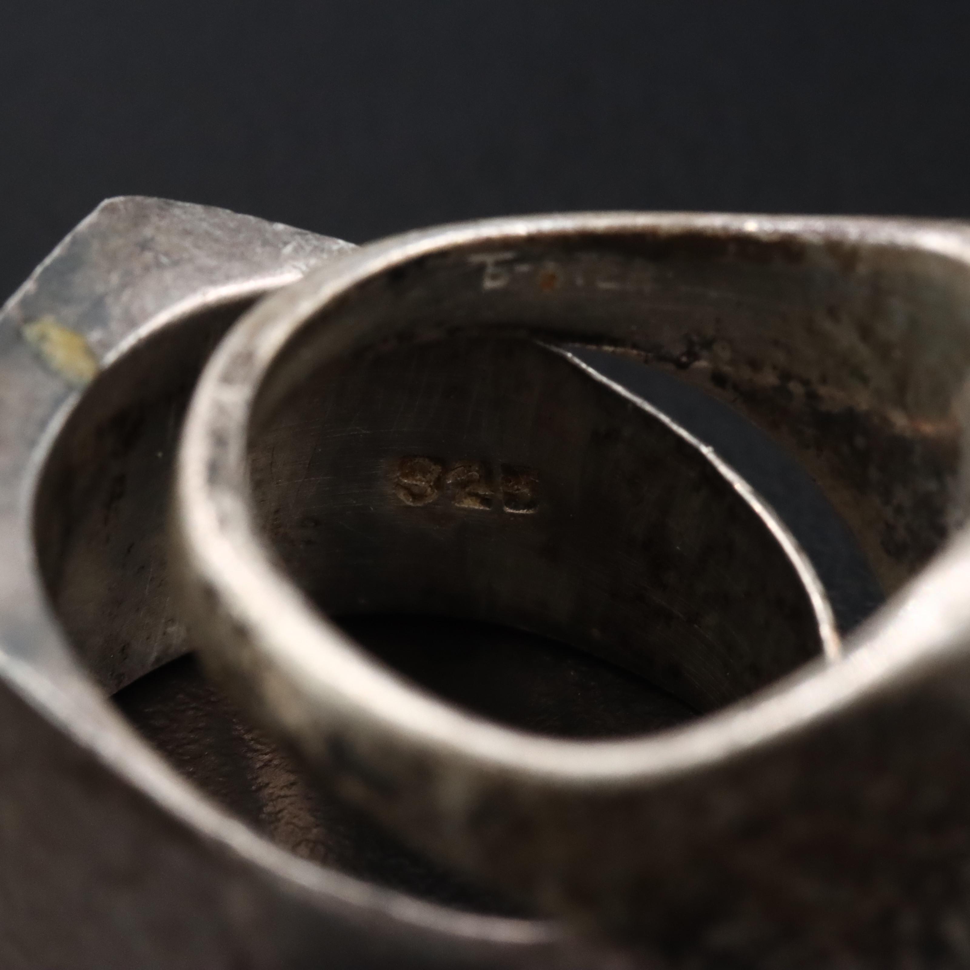 Sterling Inlay Rings