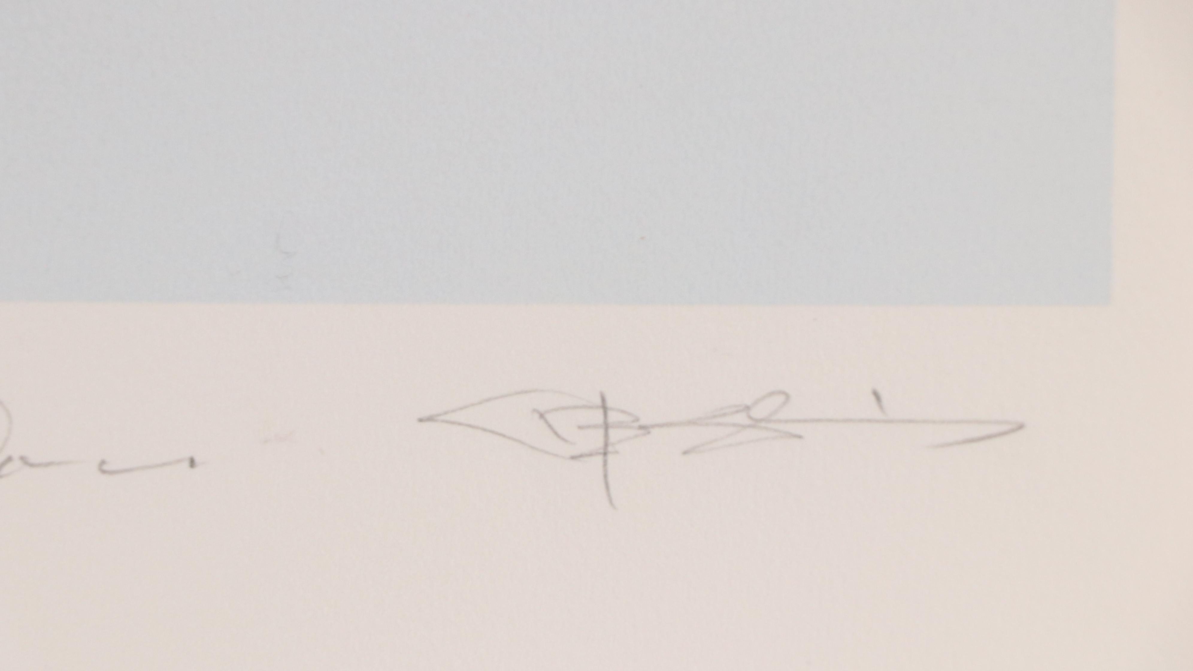 Nobuteru Shimotakahara Op Art Serigraph "Composition of Time and Space (Z-104)"