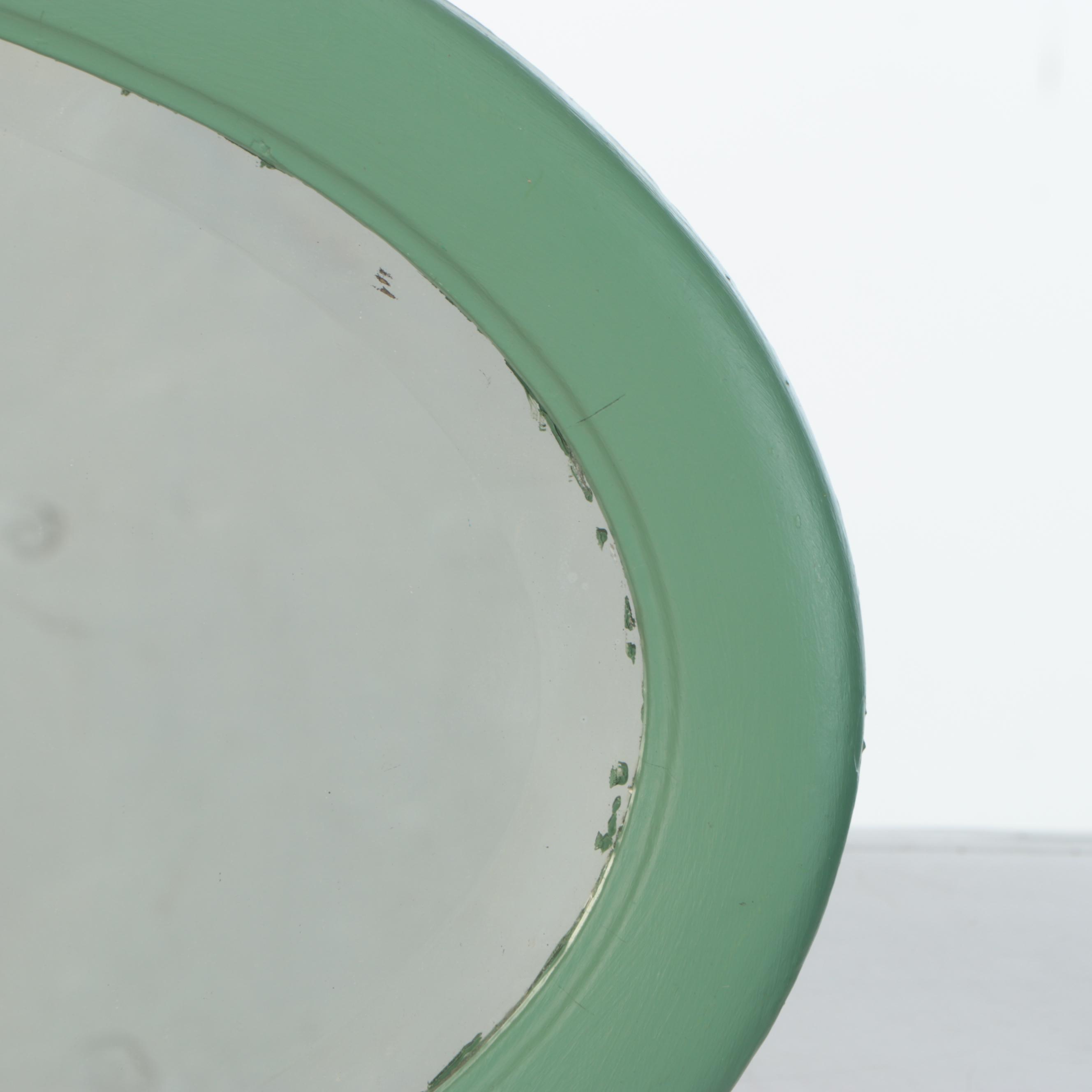 Basketry Salamander with Painted Oval Mirror