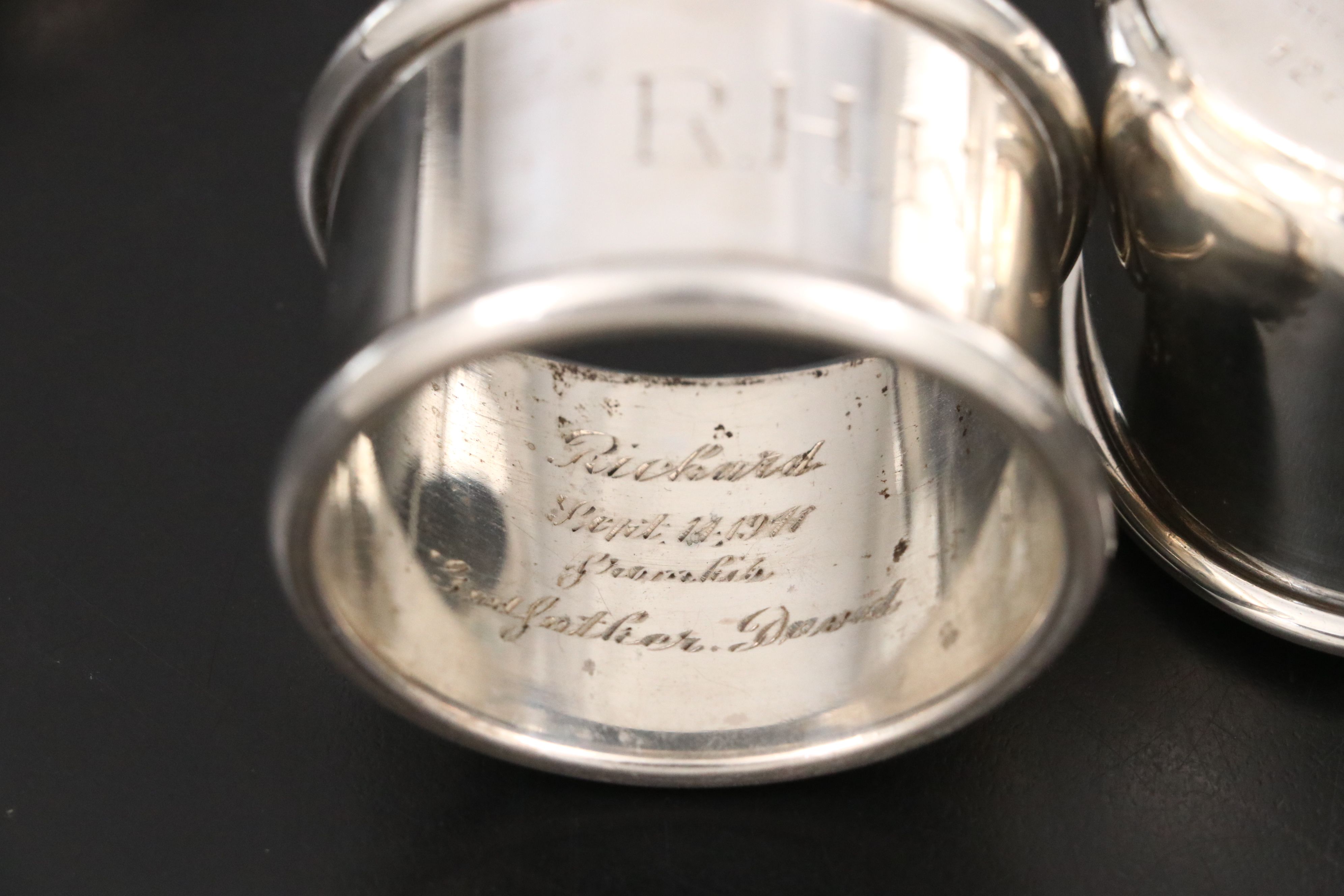 Georgian Sheffield Plate Armorial Engraved Shakers with Other Table Accessories