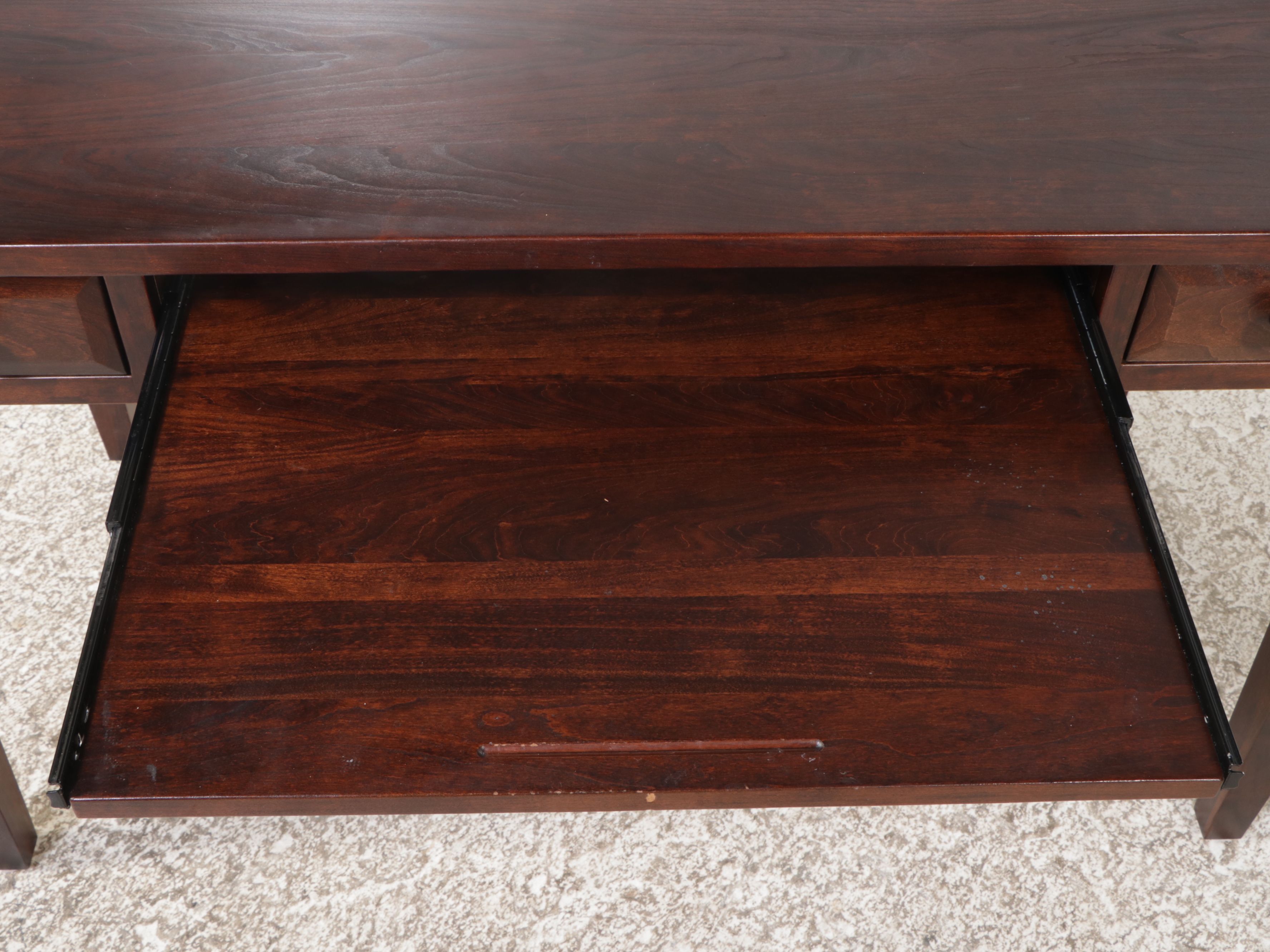 Dutch Craft Amish-Crafted Cherry Armchair and Desk