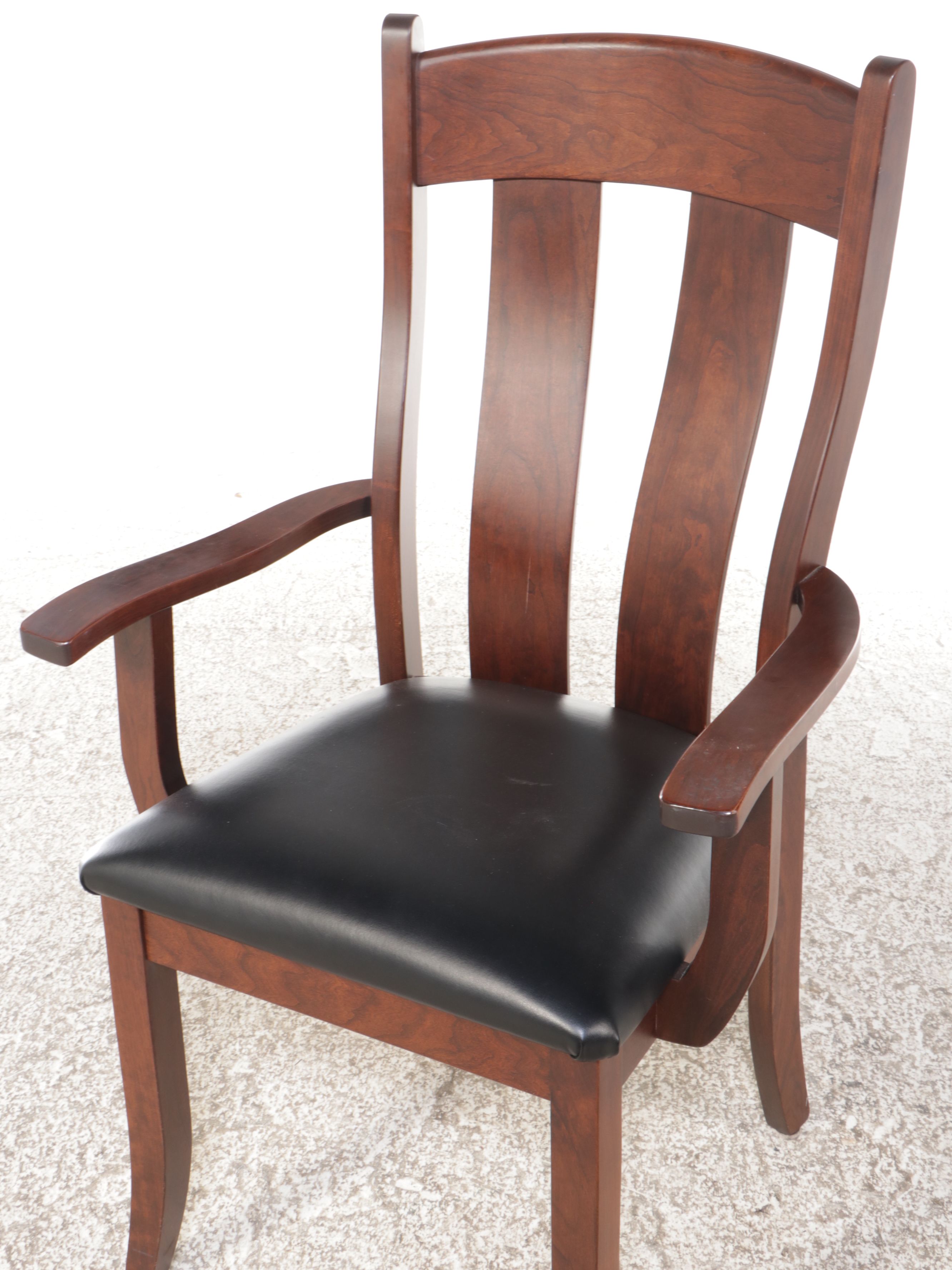 Dutch Craft Amish-Crafted Cherry Armchair and Desk