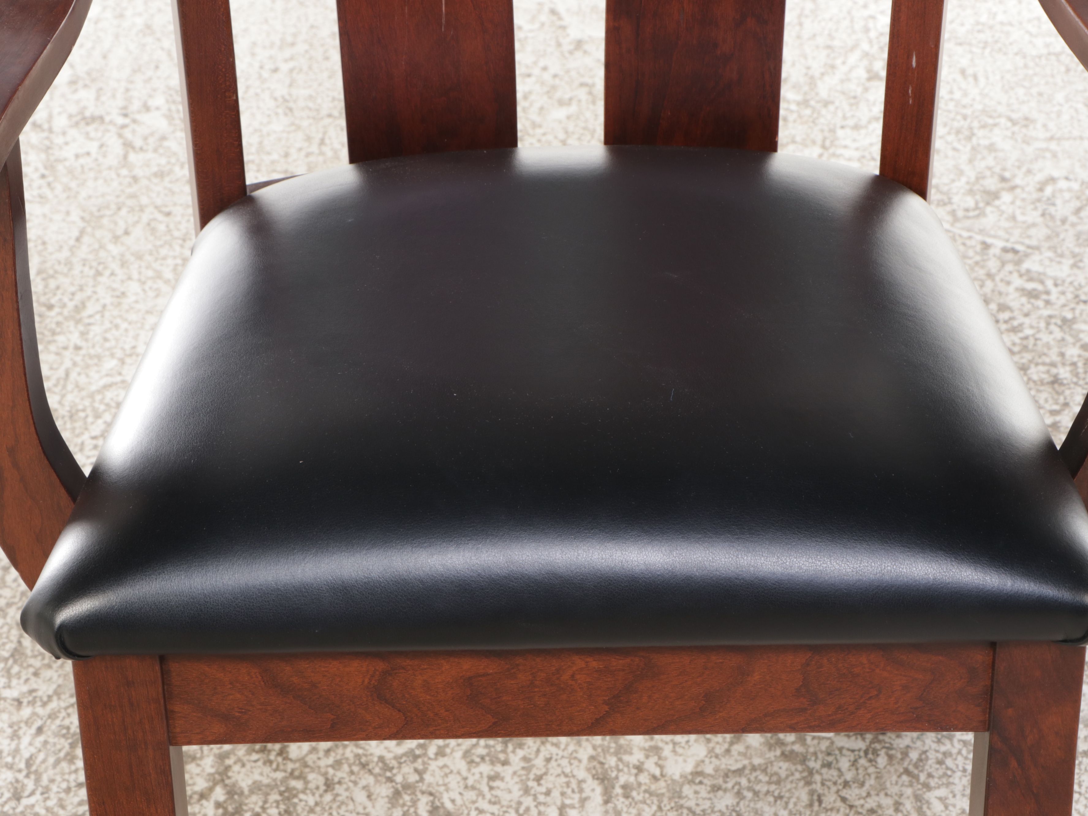 Dutch Craft Amish-Crafted Cherry Armchair and Desk