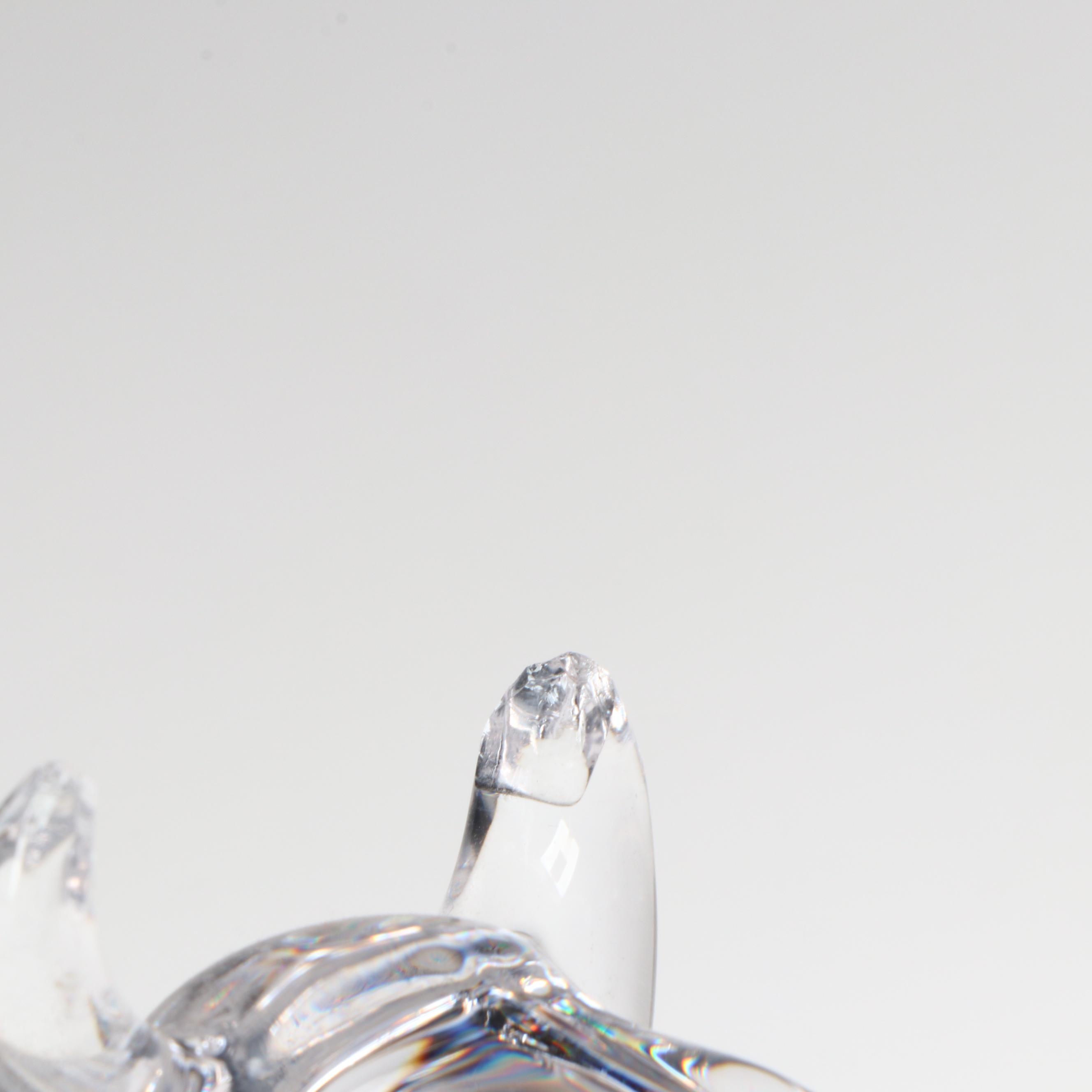 Murano Style Glass Wild Mustang Horse Head with Other Bull Shaped Bowl