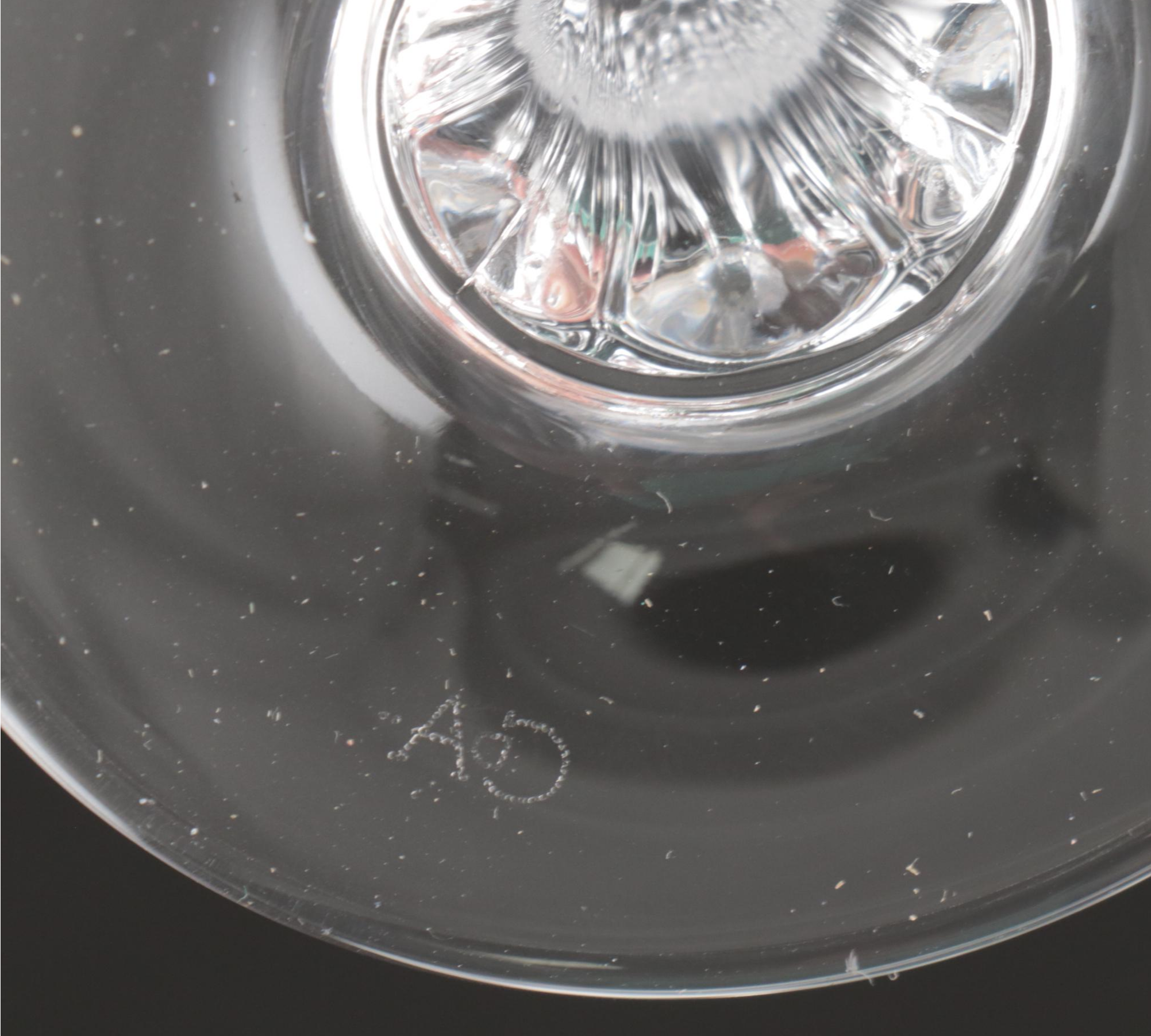 Cristal D'Arques Clear Stemmed Glasses and Tumblers with Candlesticks