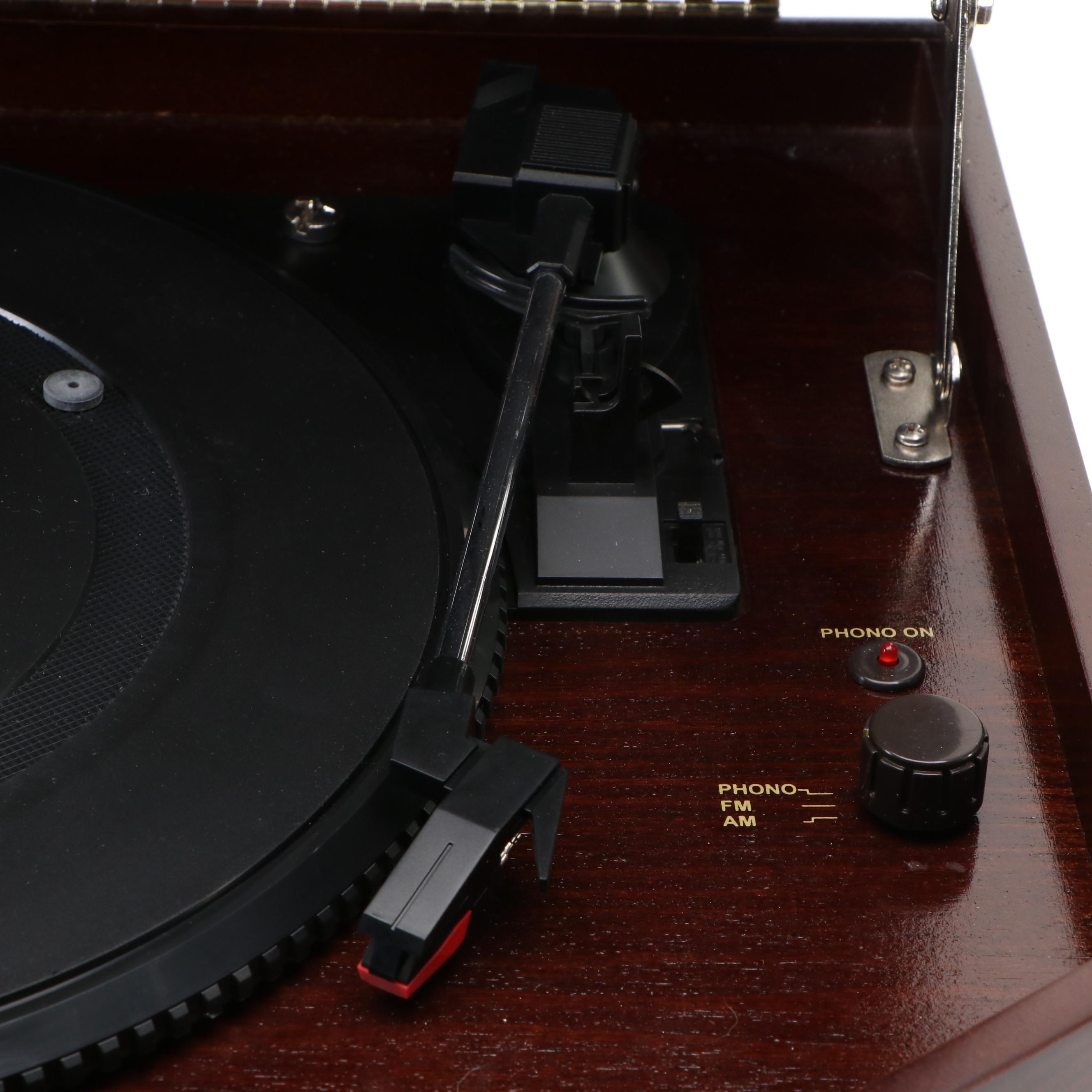 Crosley Model CR70 Wood Radio and Record Player