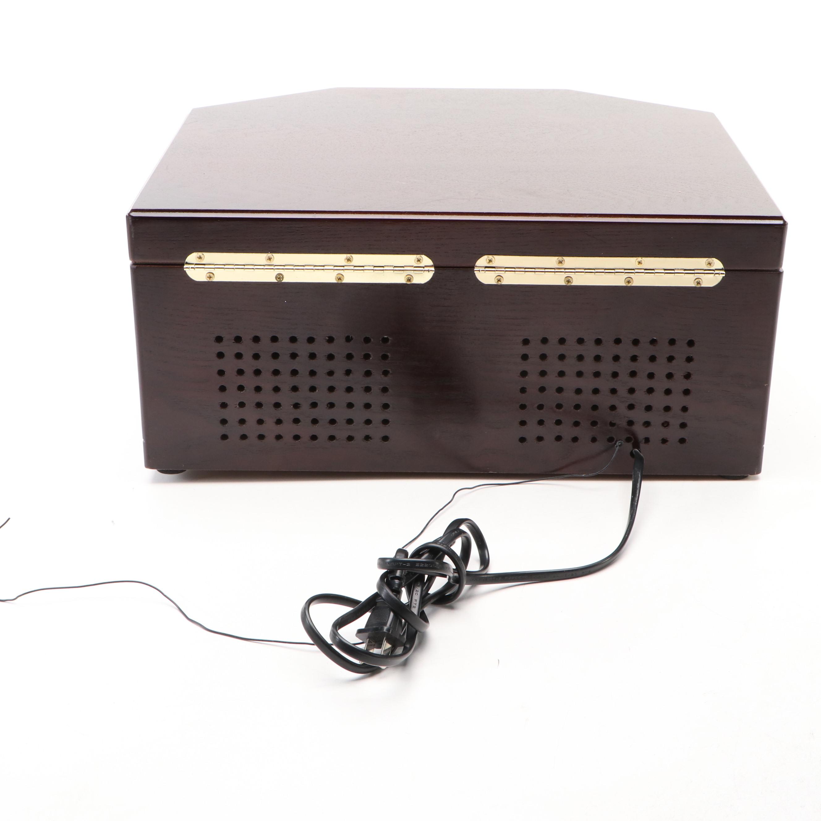 Crosley Model CR70 Wood Radio and Record Player