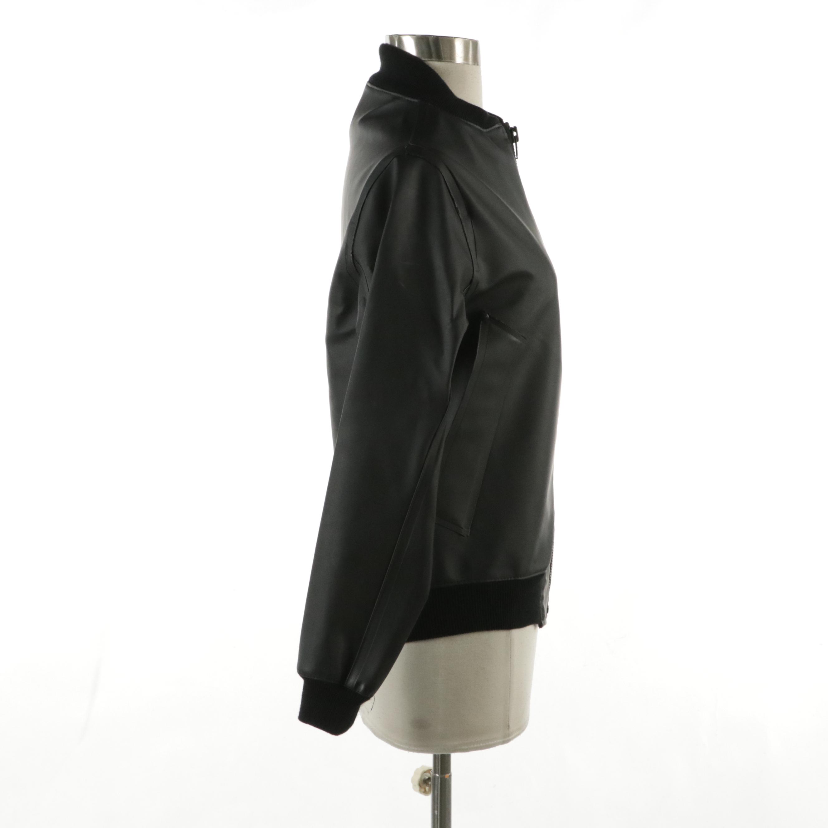 Men's Stutterheim Rubberized Raincoat Bomber Jacket