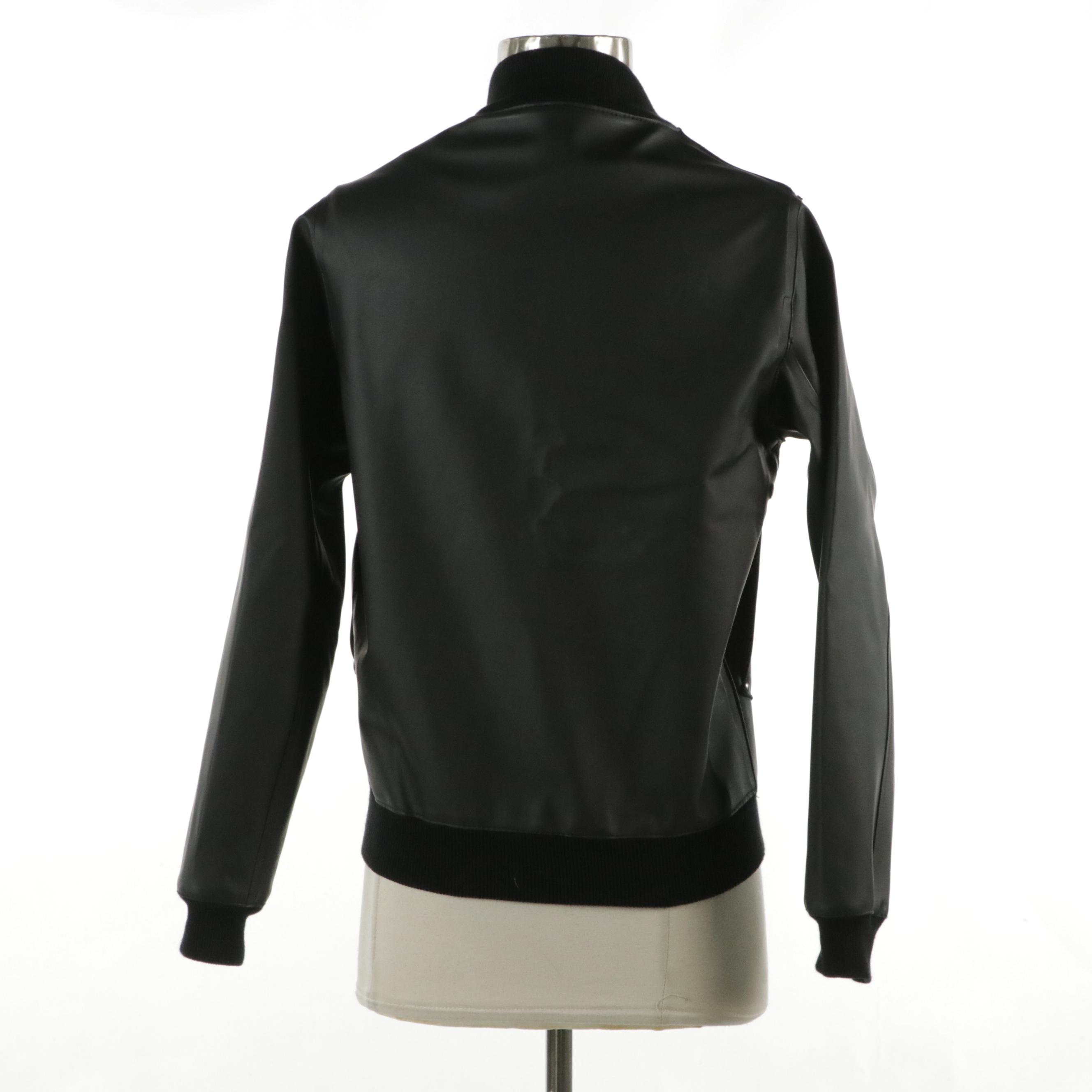 Men's Stutterheim Rubberized Raincoat Bomber Jacket