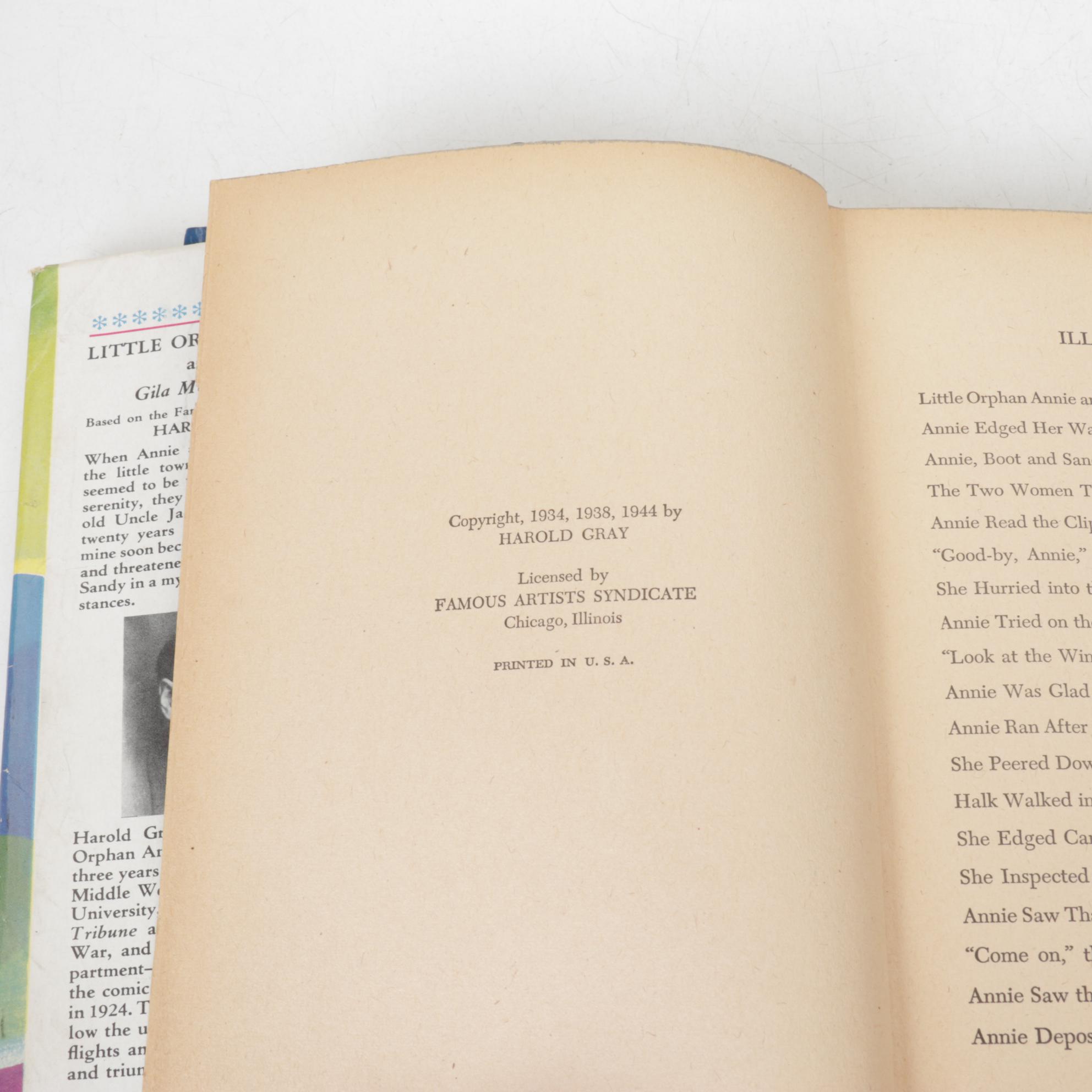 Honeybunch & Norman, Little Orphan Annie & Other Children's Books