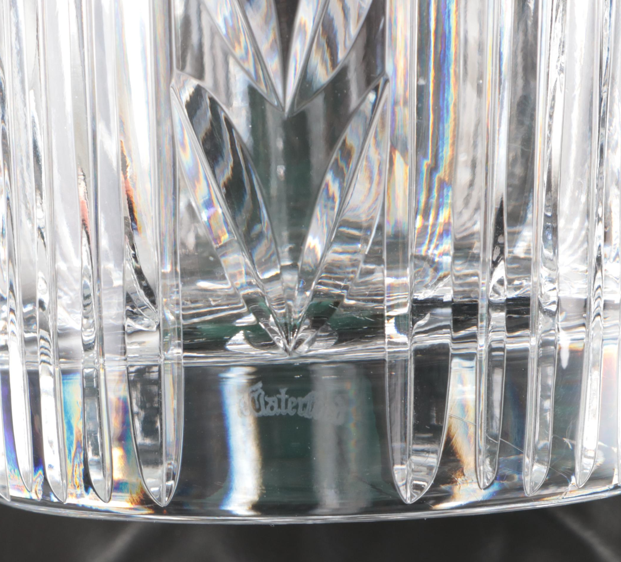 Waterford Crystal "Glencar" Flared Vase, Late 20th Century