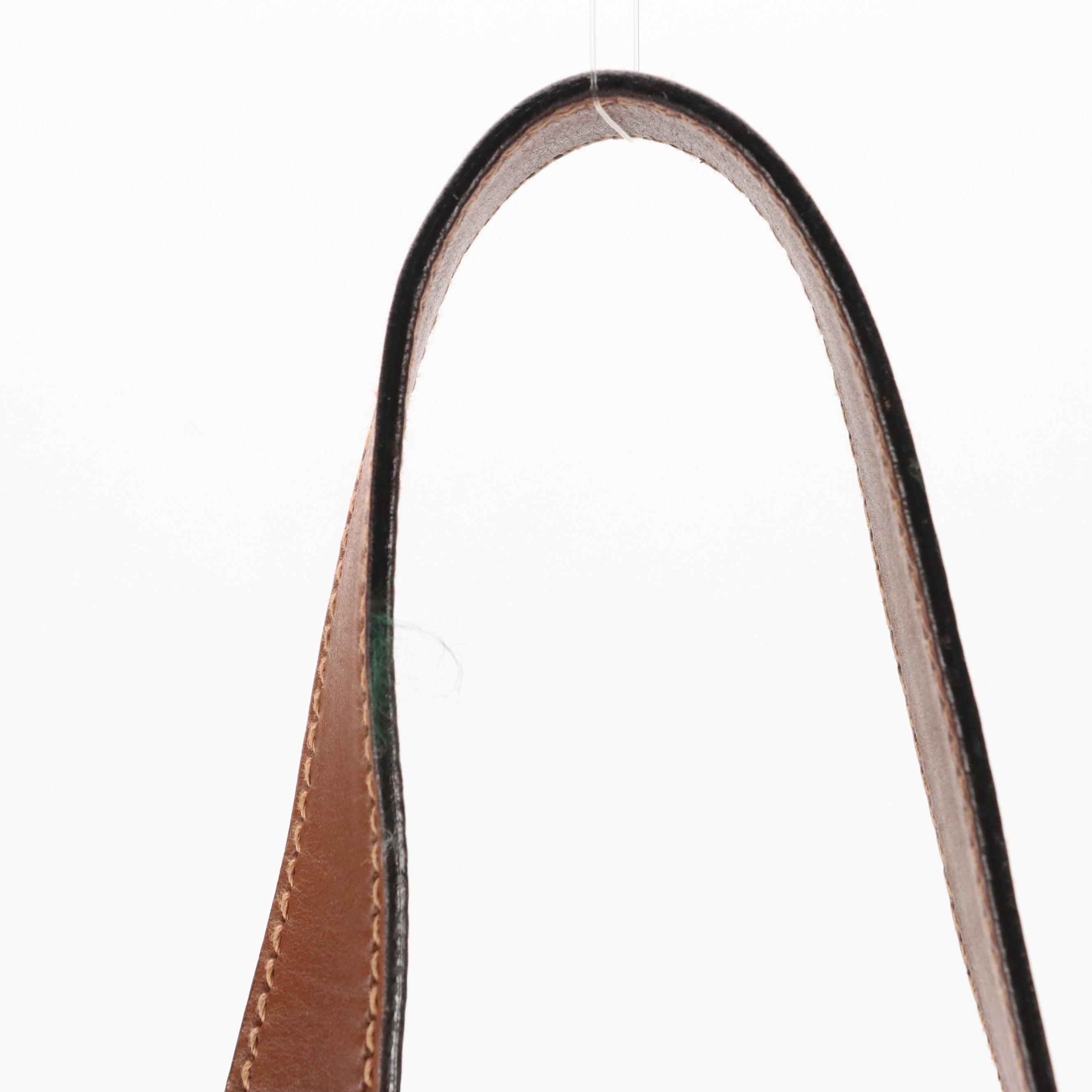 Gucci Brown Quilted Leather Buckle Flap Shoulder Bag