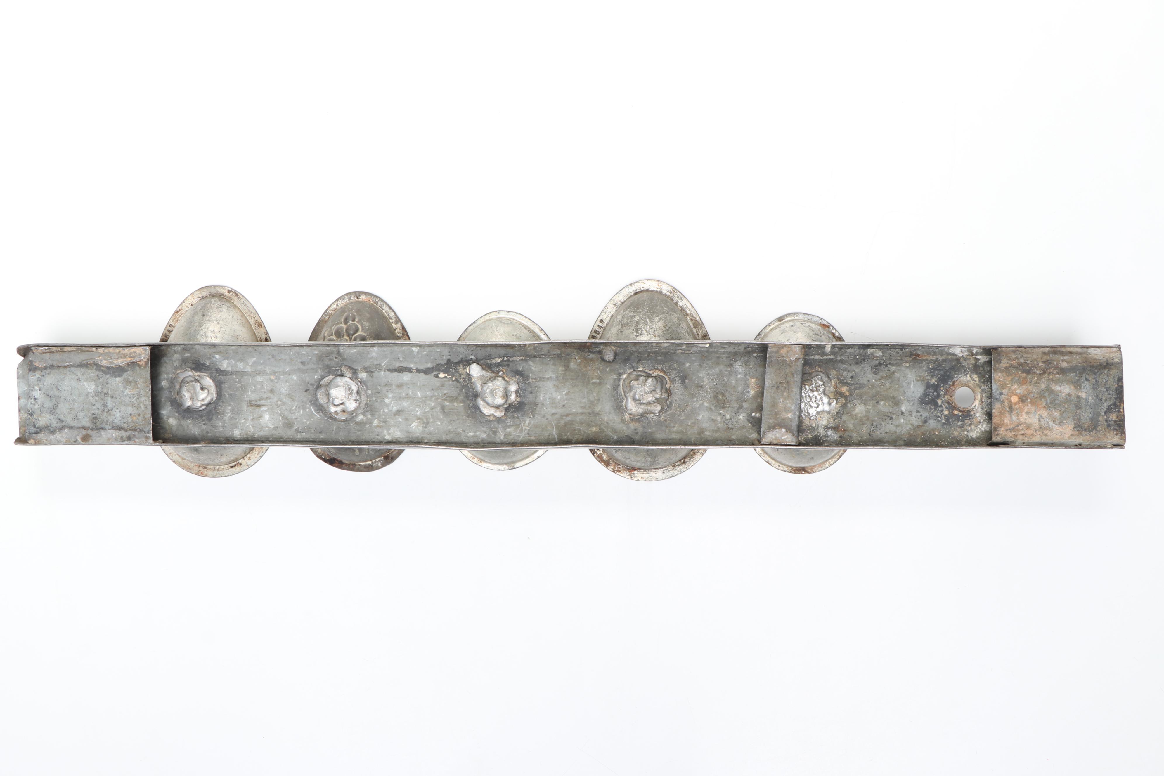 Vintage Metal Chocolate Egg Molds