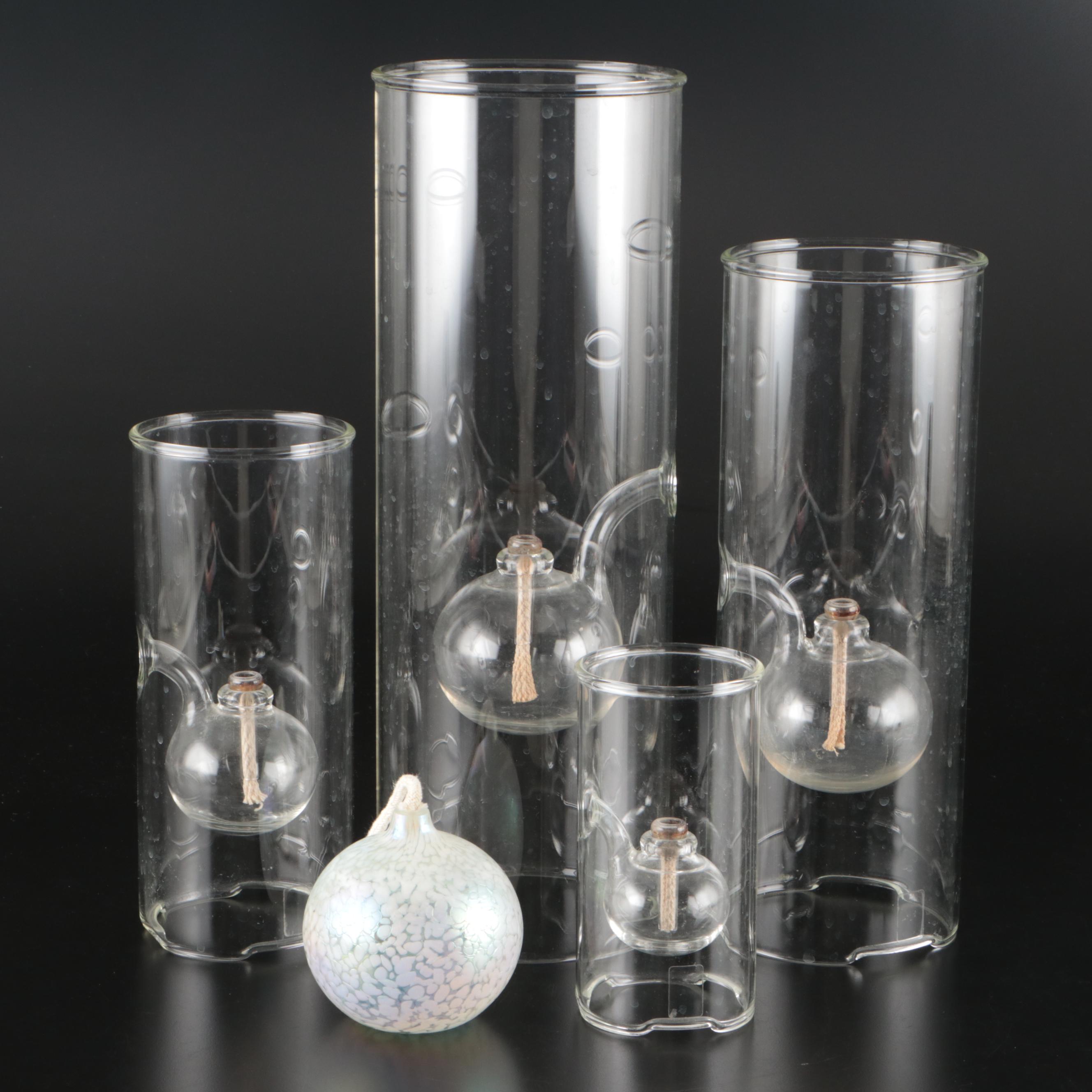 Glass Bulb and Wolfard Style Oil Lamps