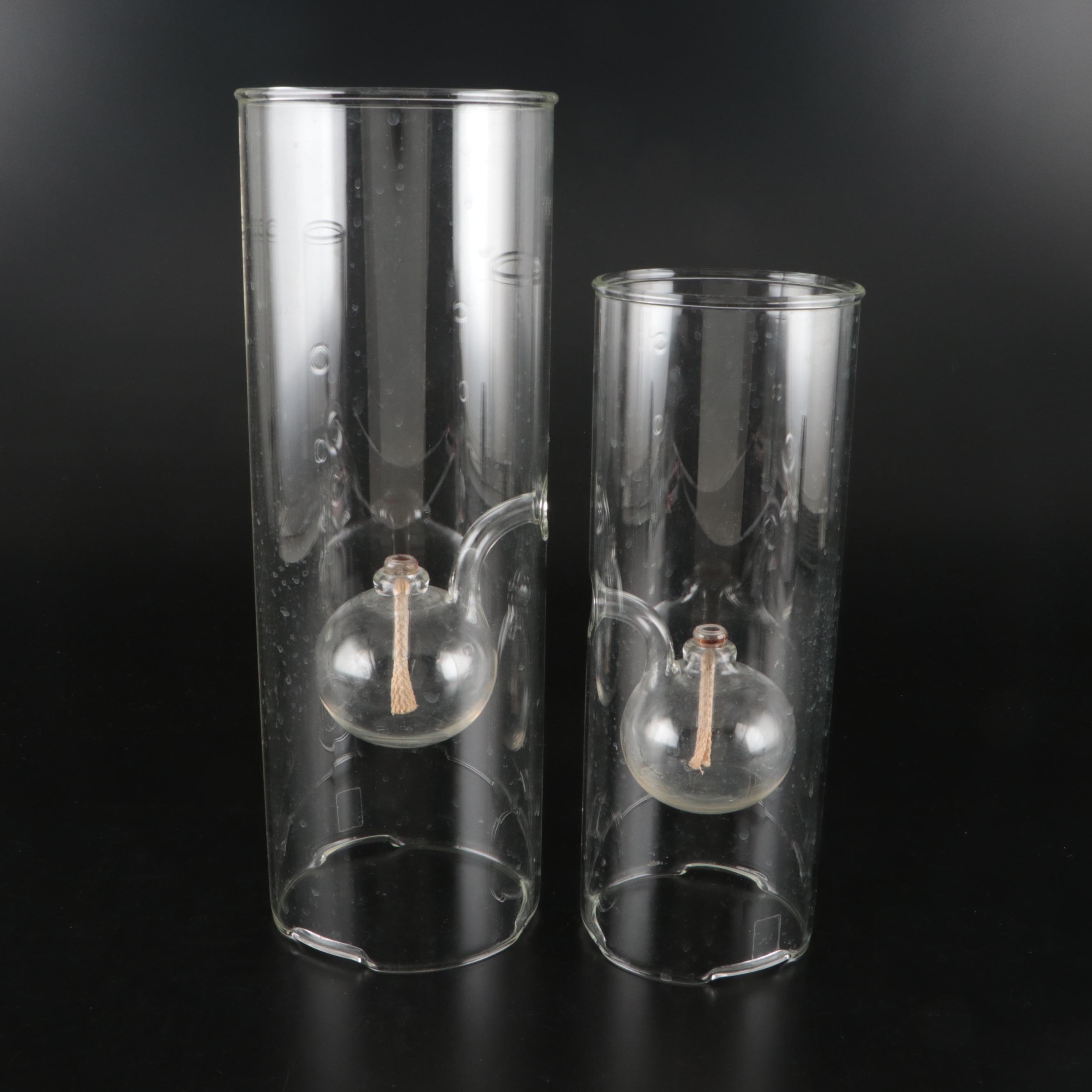 Glass Bulb and Wolfard Style Oil Lamps