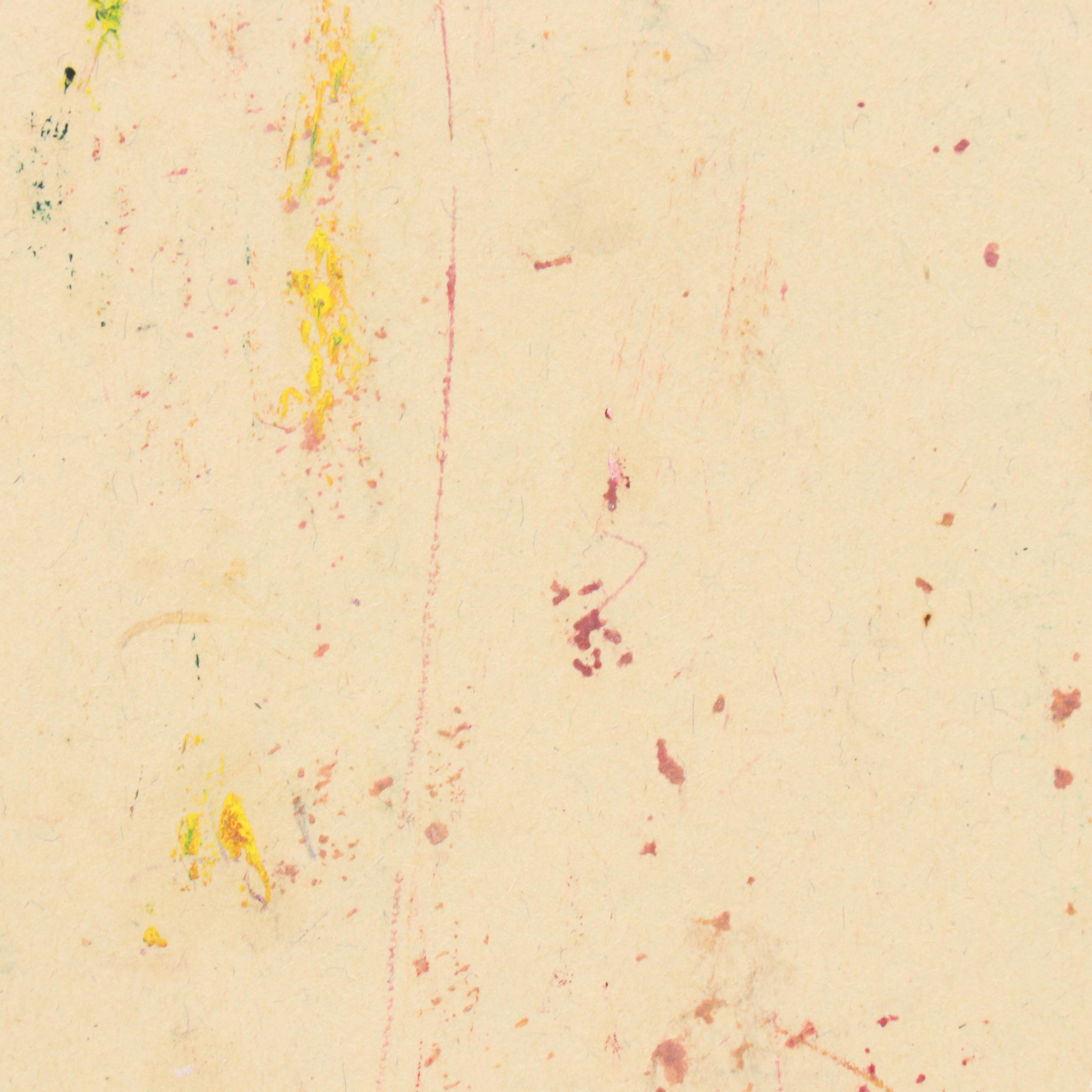 Janice Guttman Stylized Floral Acrylic Painting, 2003