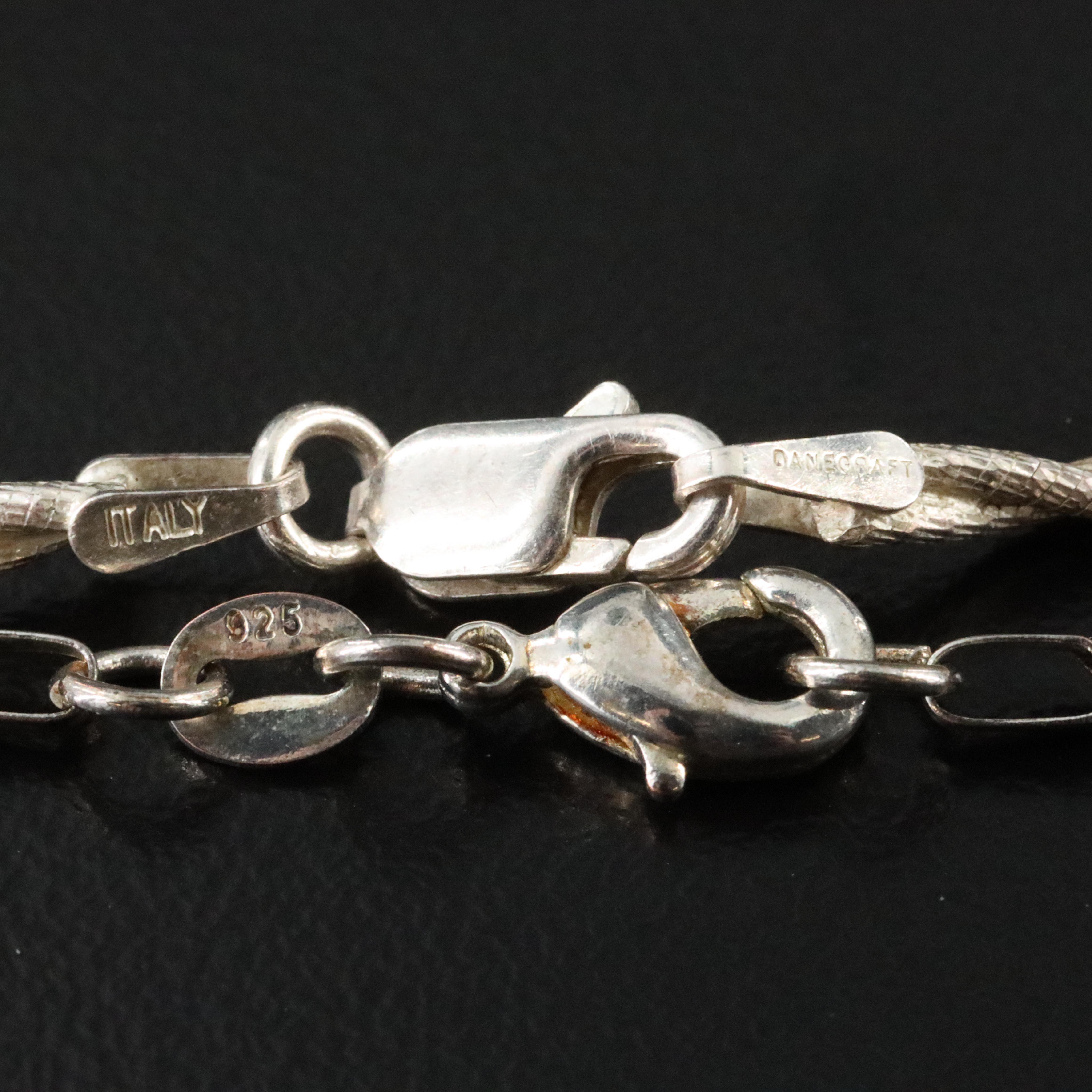 Sterling Tree of Life and Peridot Heart Pendant Necklaces