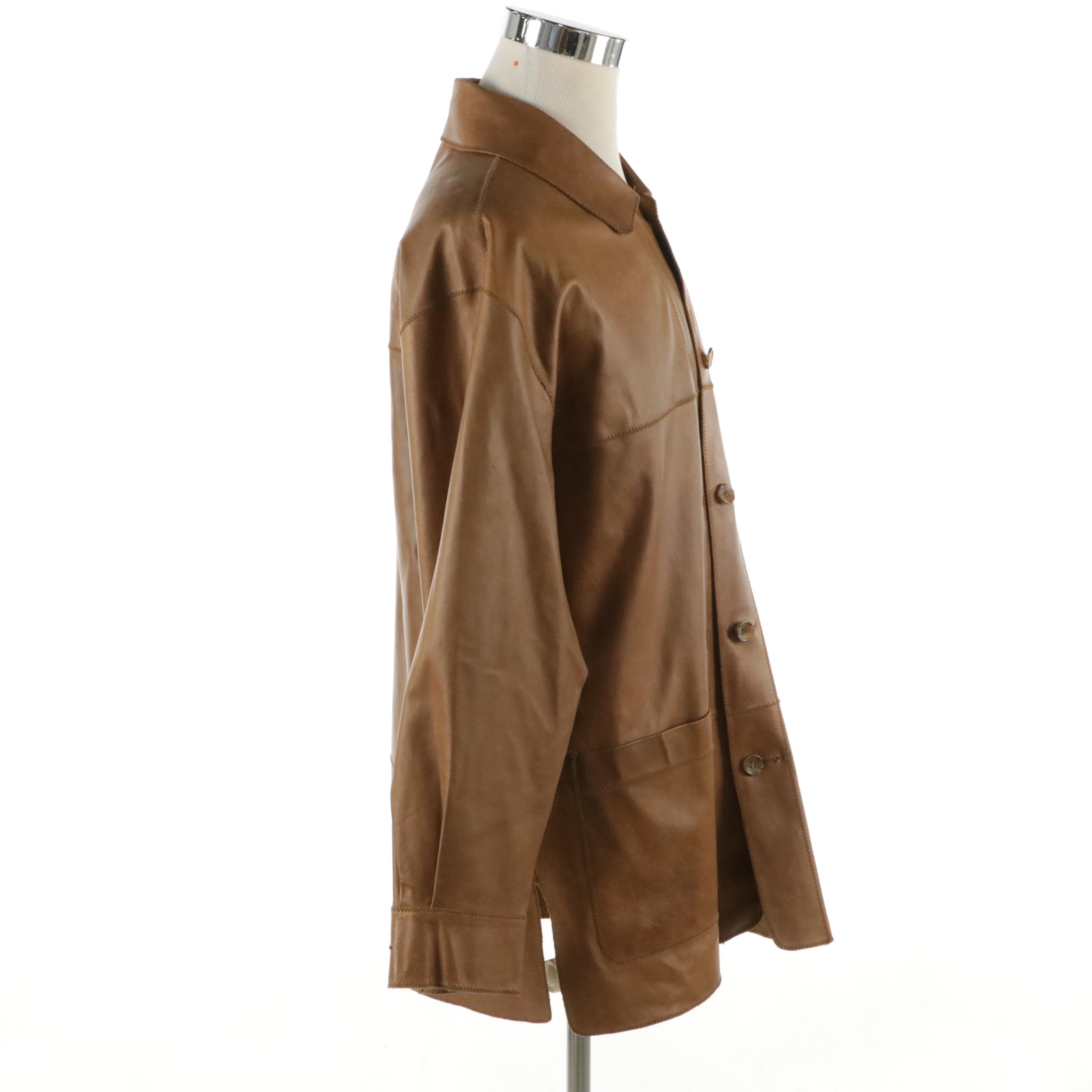 Men's Mark Shale Reversible Leather and Suede Jacket
