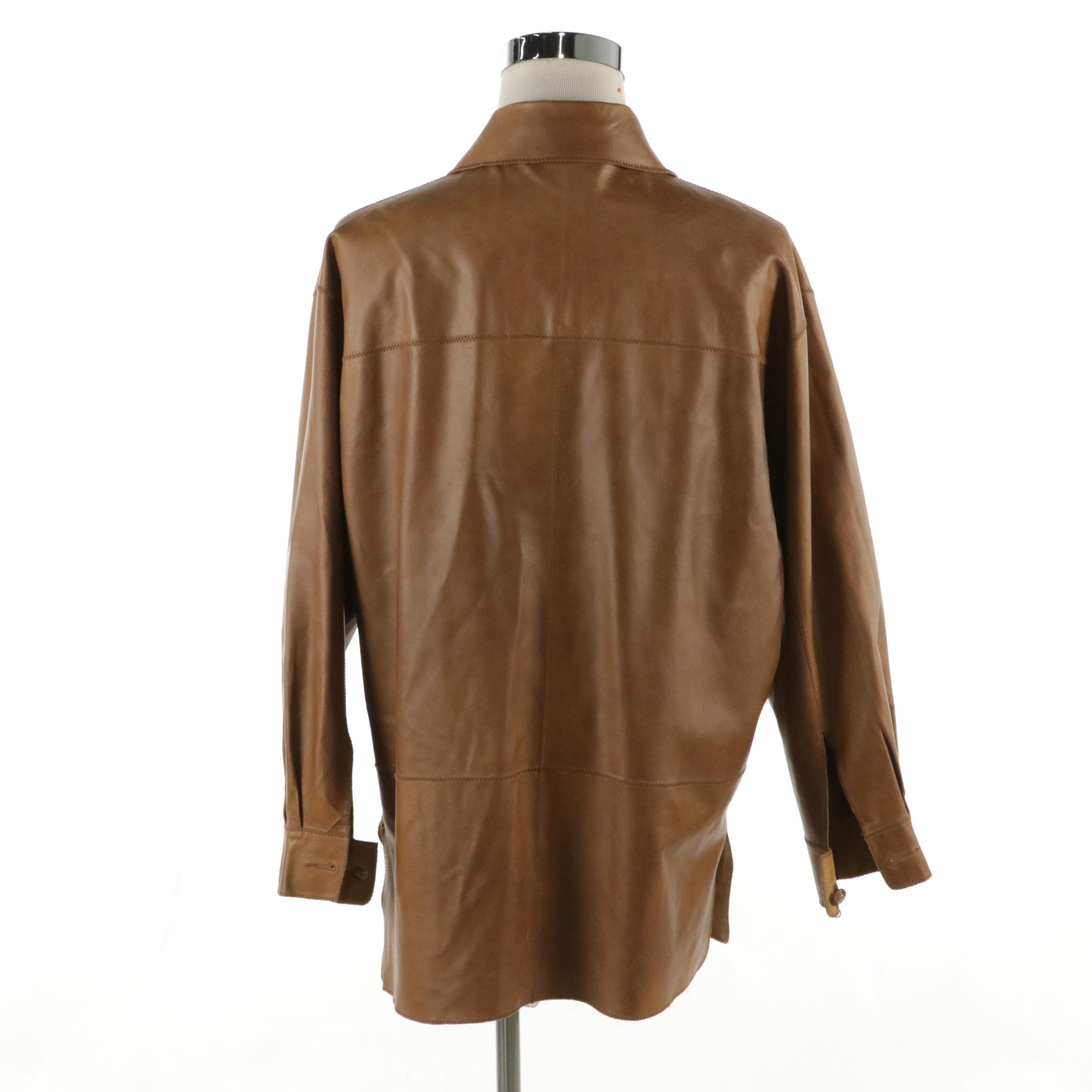 Men's Mark Shale Reversible Leather and Suede Jacket