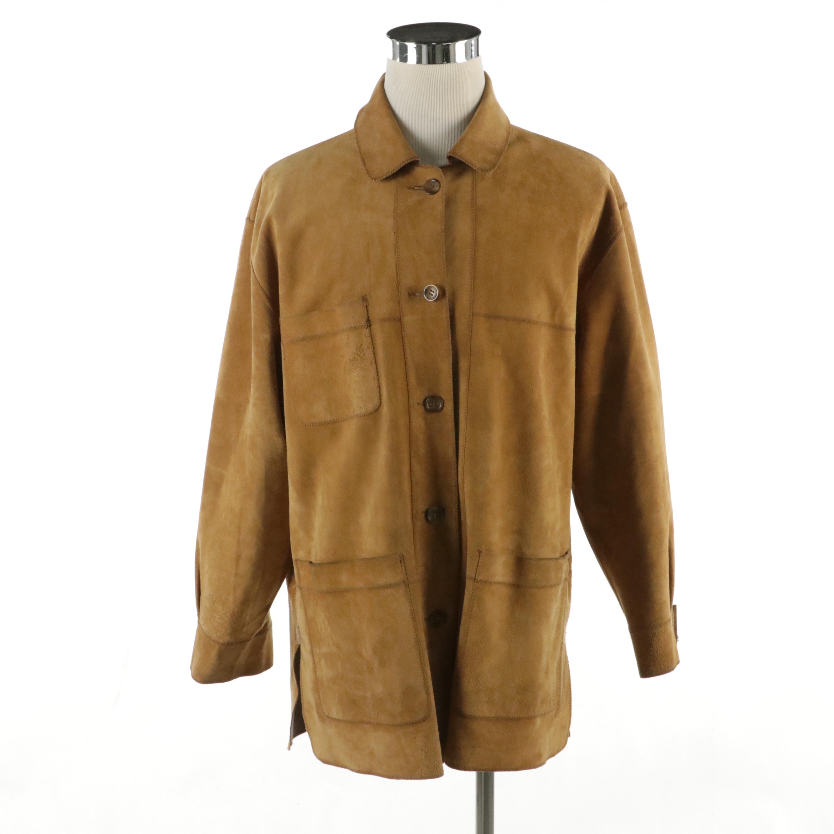 Men's Mark Shale Reversible Leather and Suede Jacket
