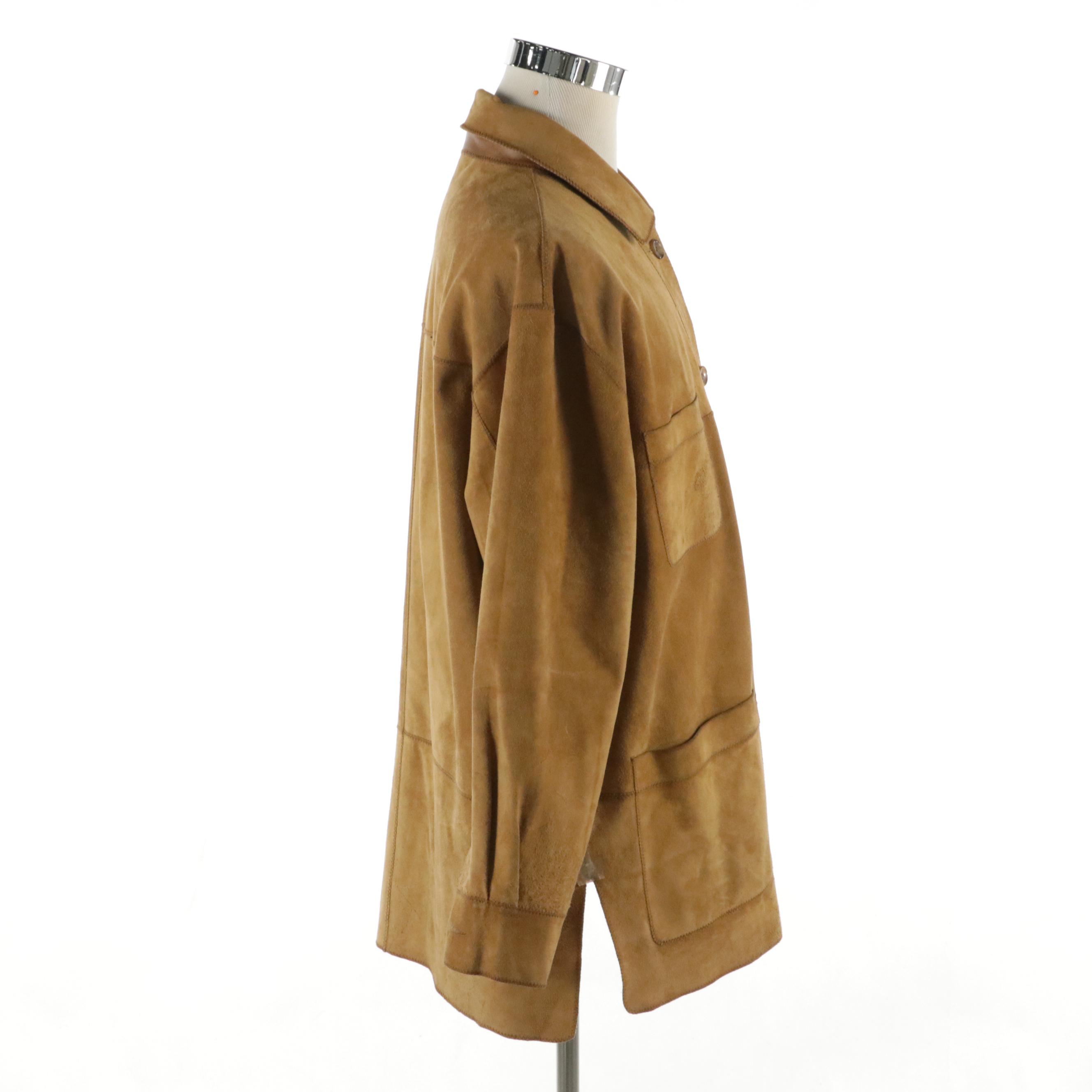 Men's Mark Shale Reversible Leather and Suede Jacket