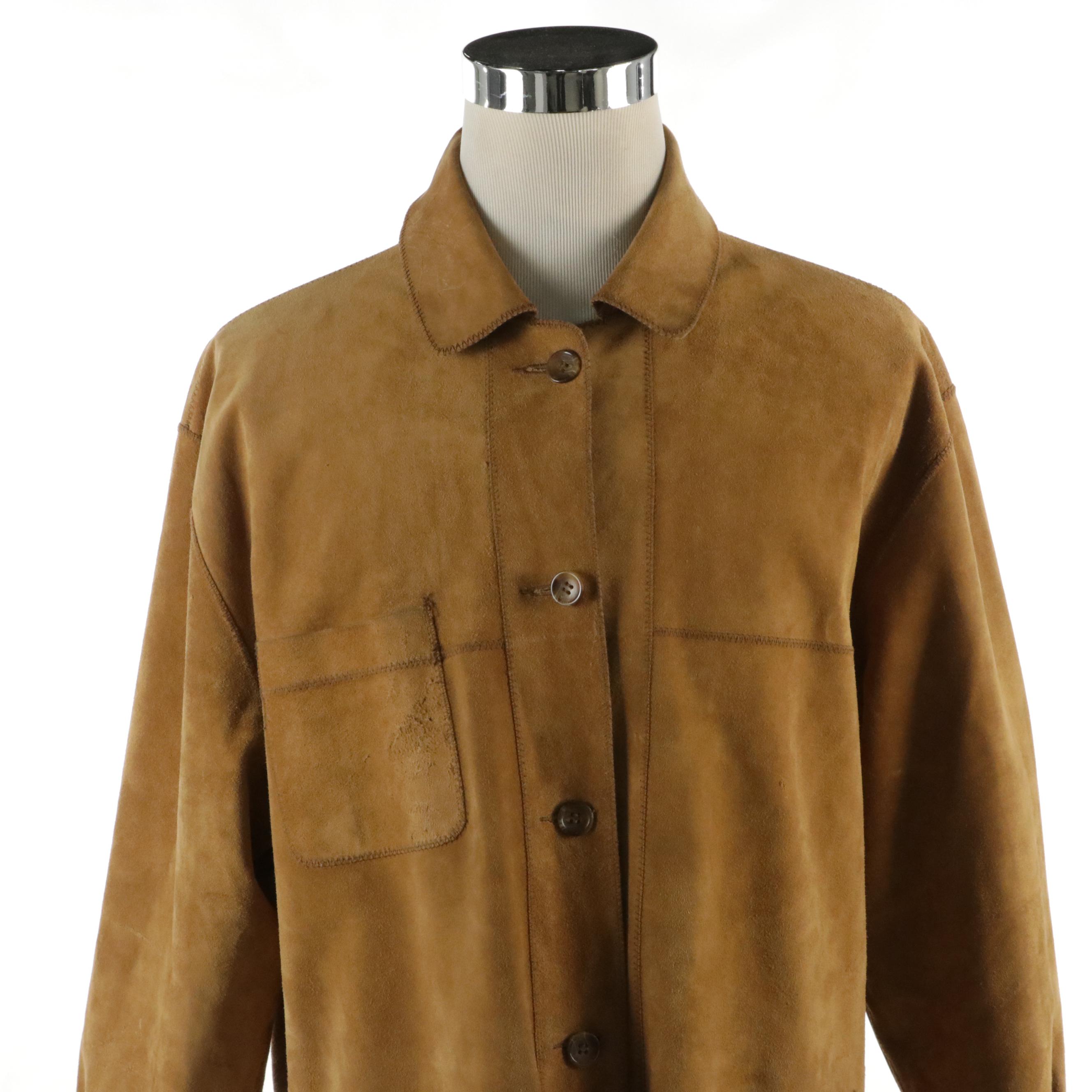 Men's Mark Shale Reversible Leather and Suede Jacket