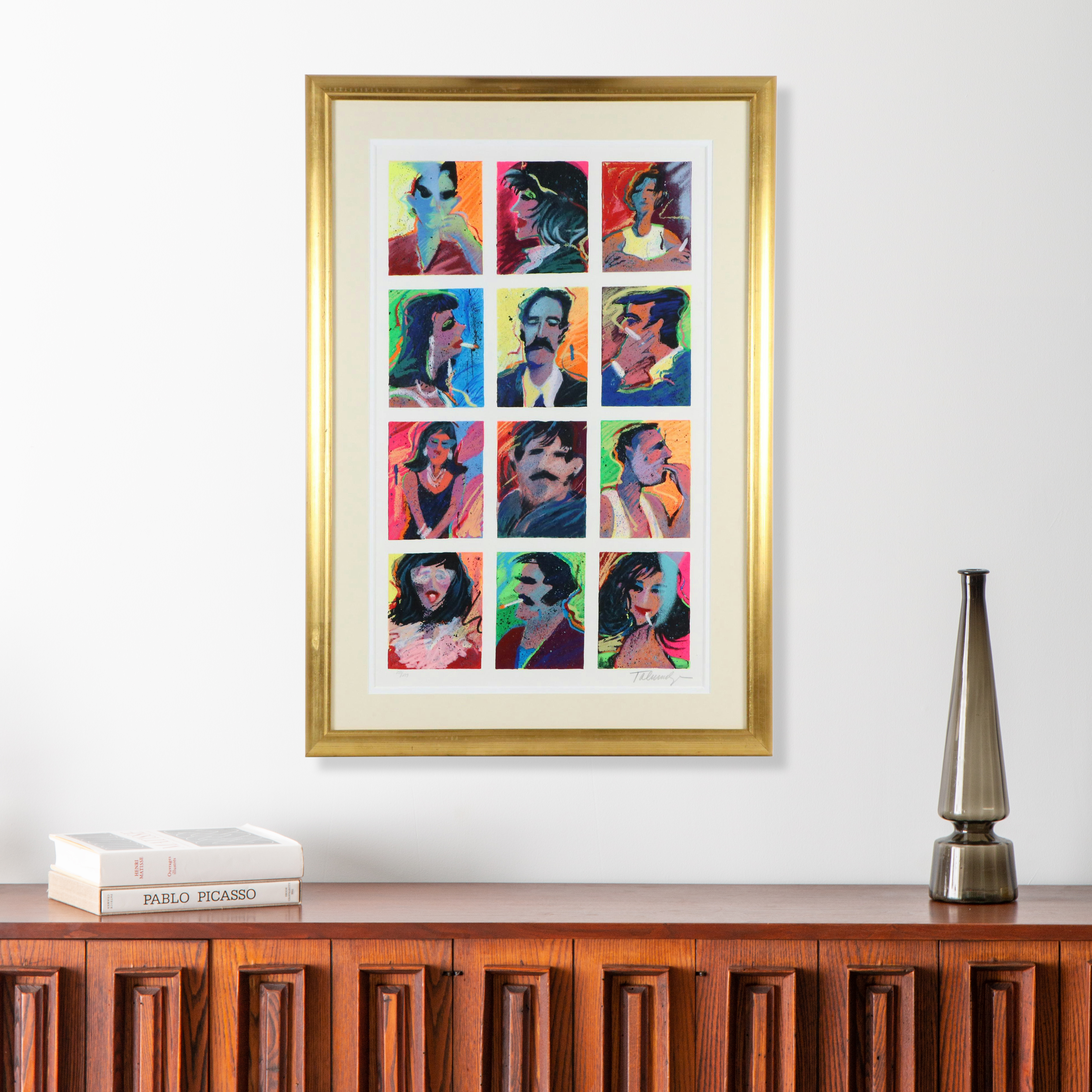 James Talmadge Serigraph "Hollywood Tough Guys and Their Women"