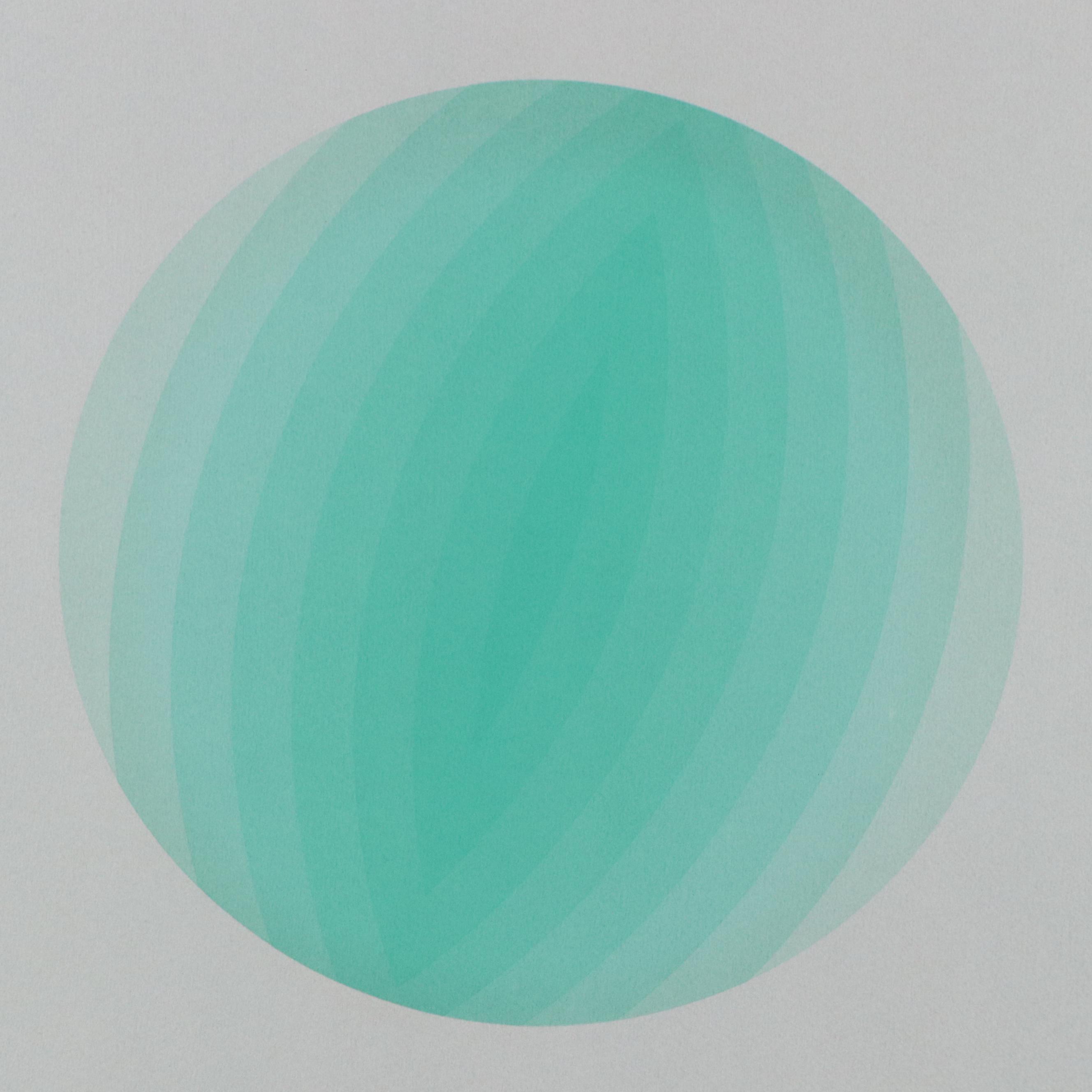 Nobuteru Shimotakahara Op Art Serigraph "Composition of Time and Space (Z-104)"