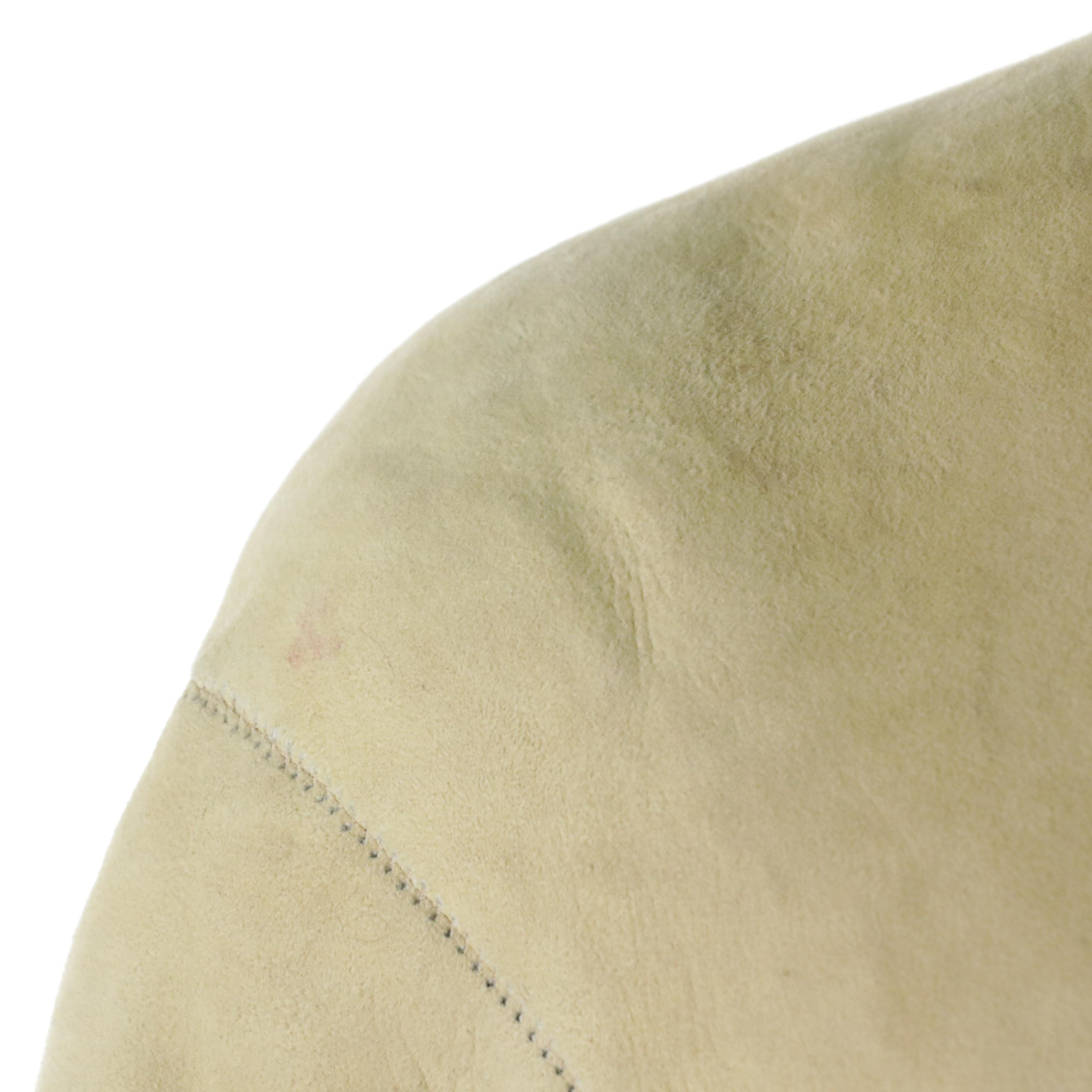 Nigel Preston & Knight Shearling Lambskin Coat with Chunky Knit Trimming