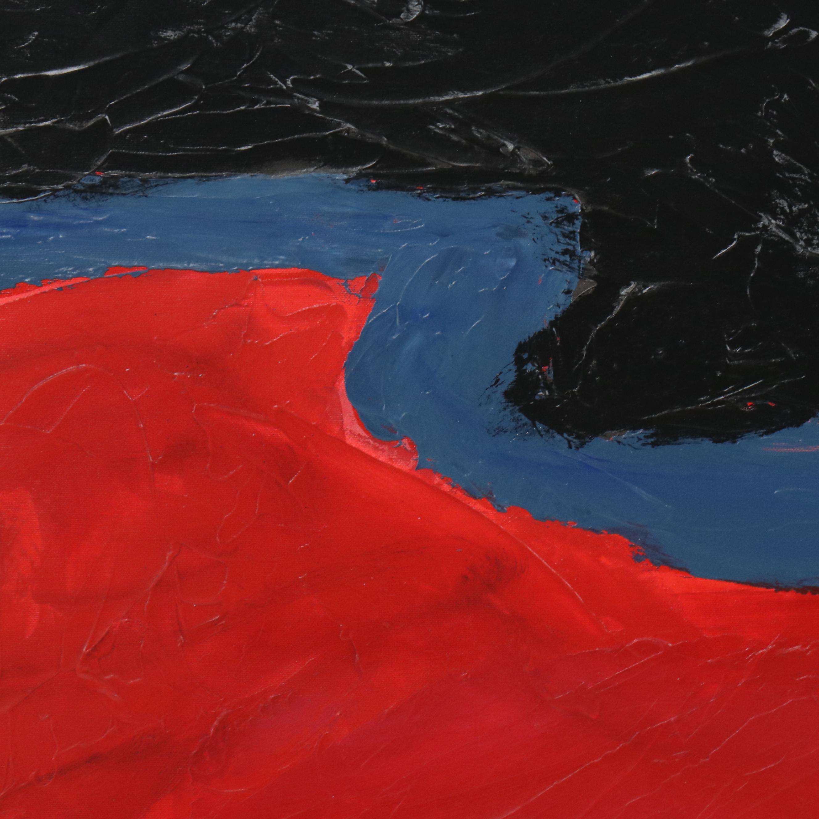 Ron Burnette Abstract Acrylic Painting