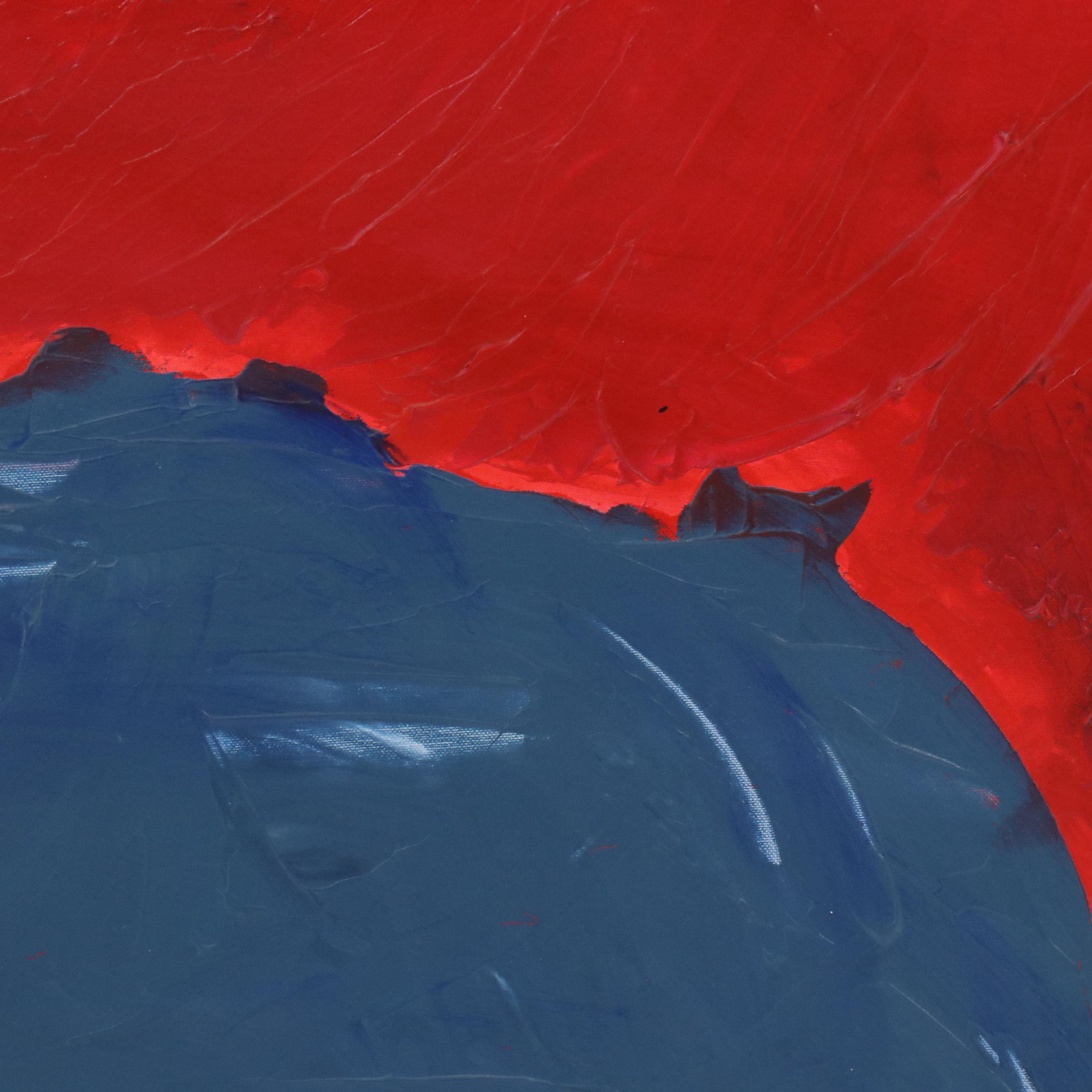 Ron Burnette Abstract Acrylic Painting