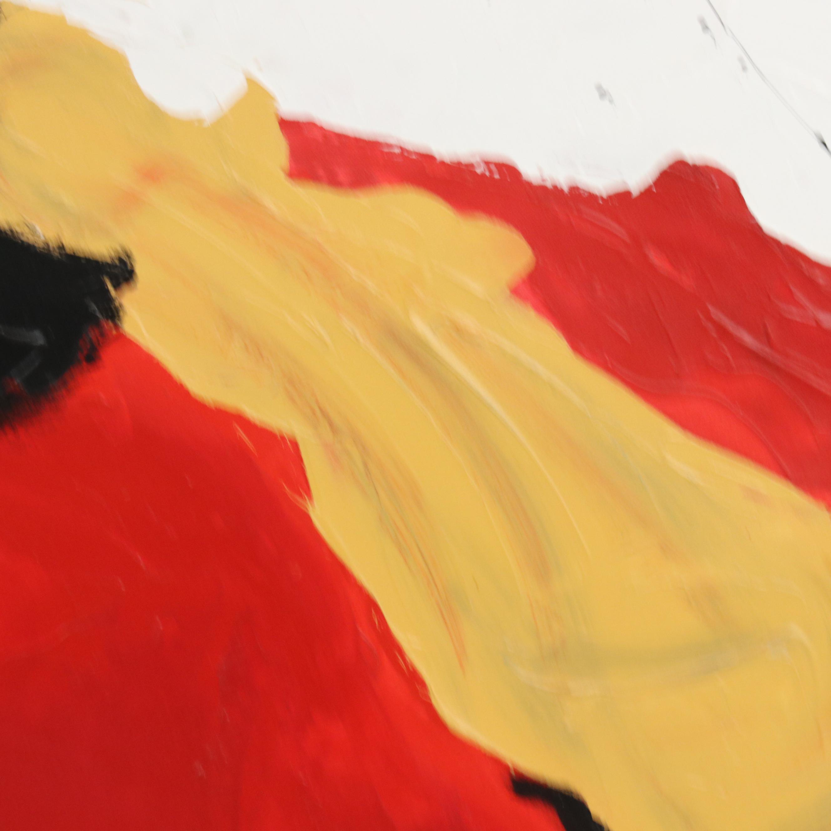 Ron Burnette Abstract Acrylic Painting