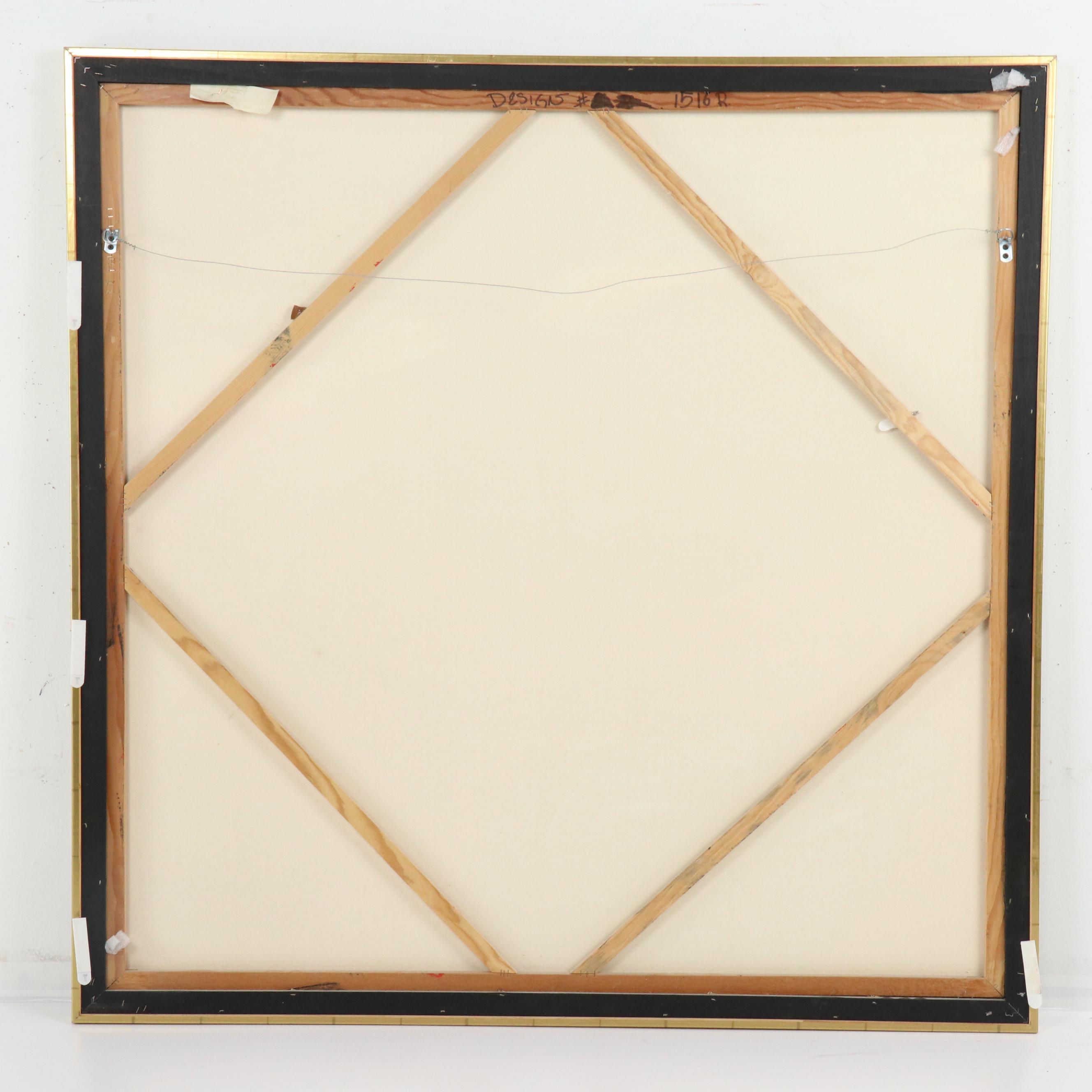 Ron Burnette Abstract Acrylic Painting