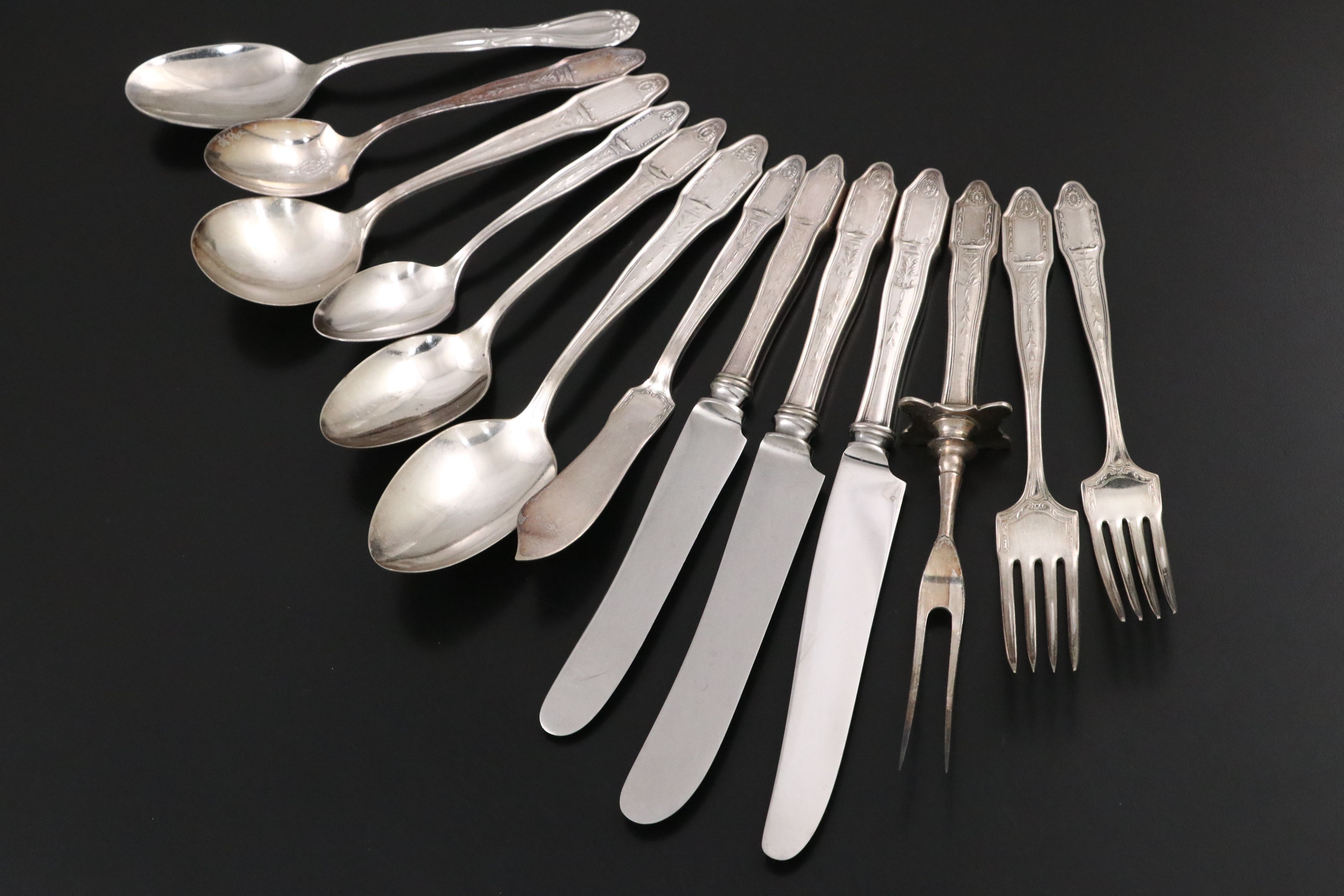 Oneida "Adelphi" Silver Plate Flatware, 1920s