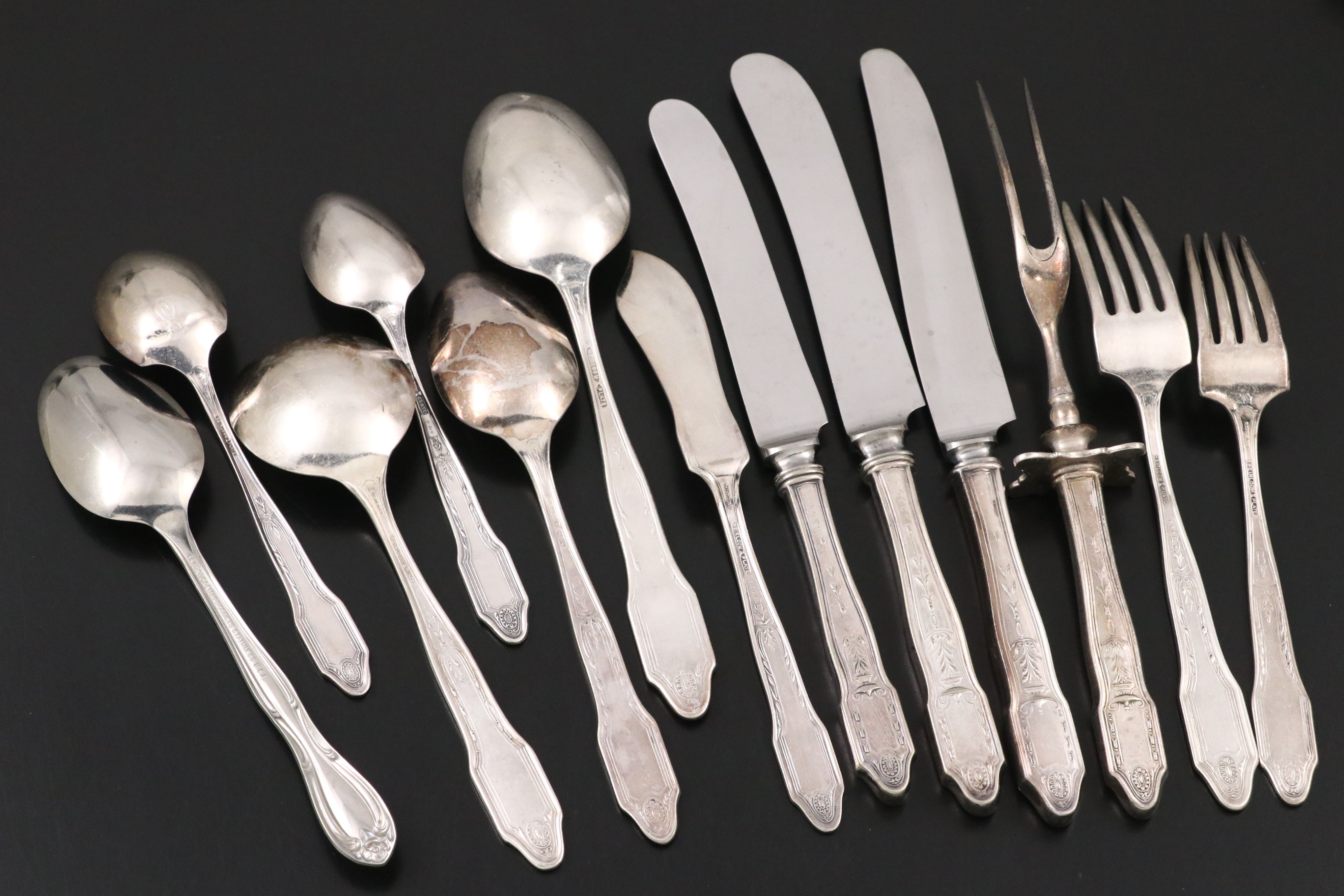Oneida "Adelphi" Silver Plate Flatware, 1920s