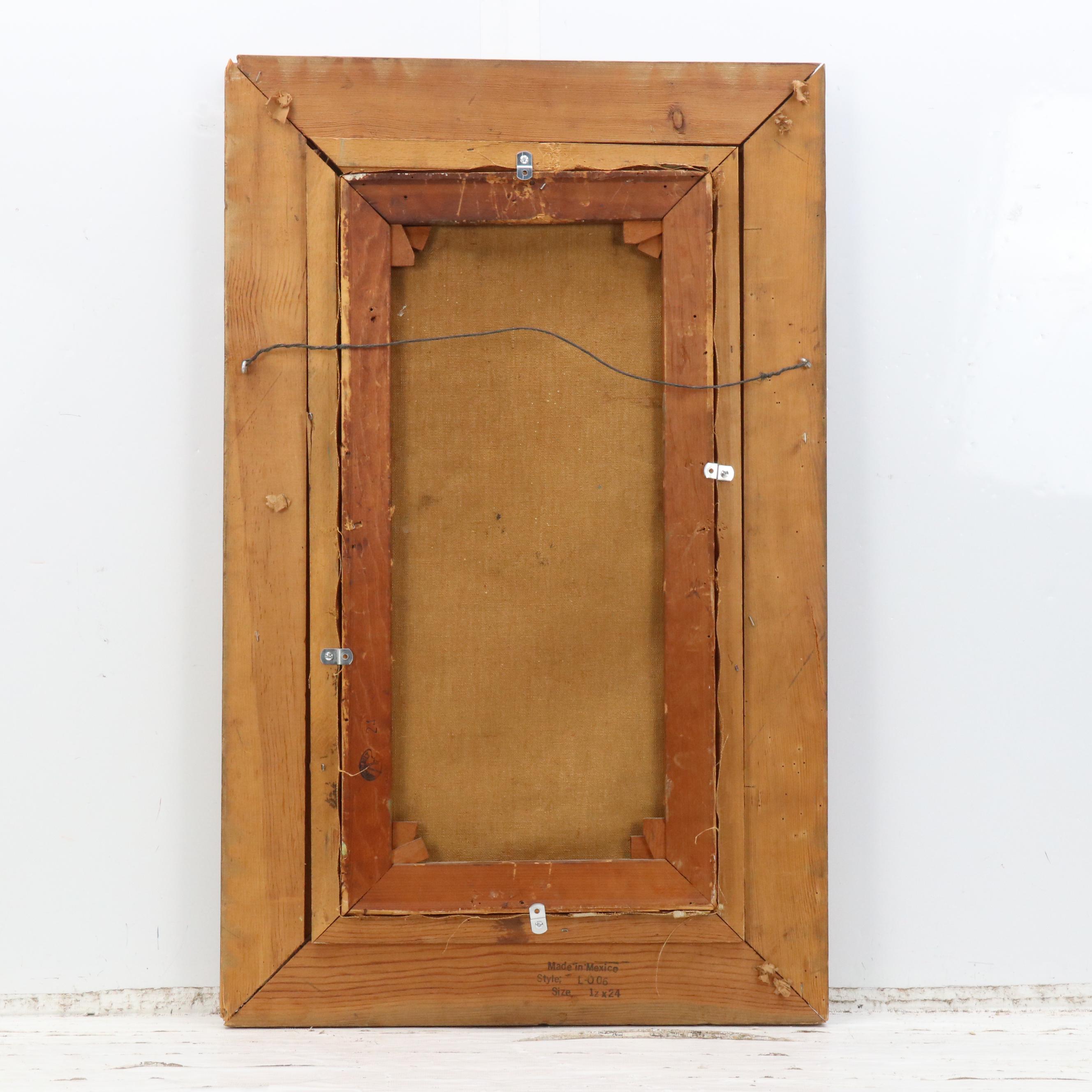 Bela DeTirefort Impasto Oil Painting of Carriage and Tree, 20th C.