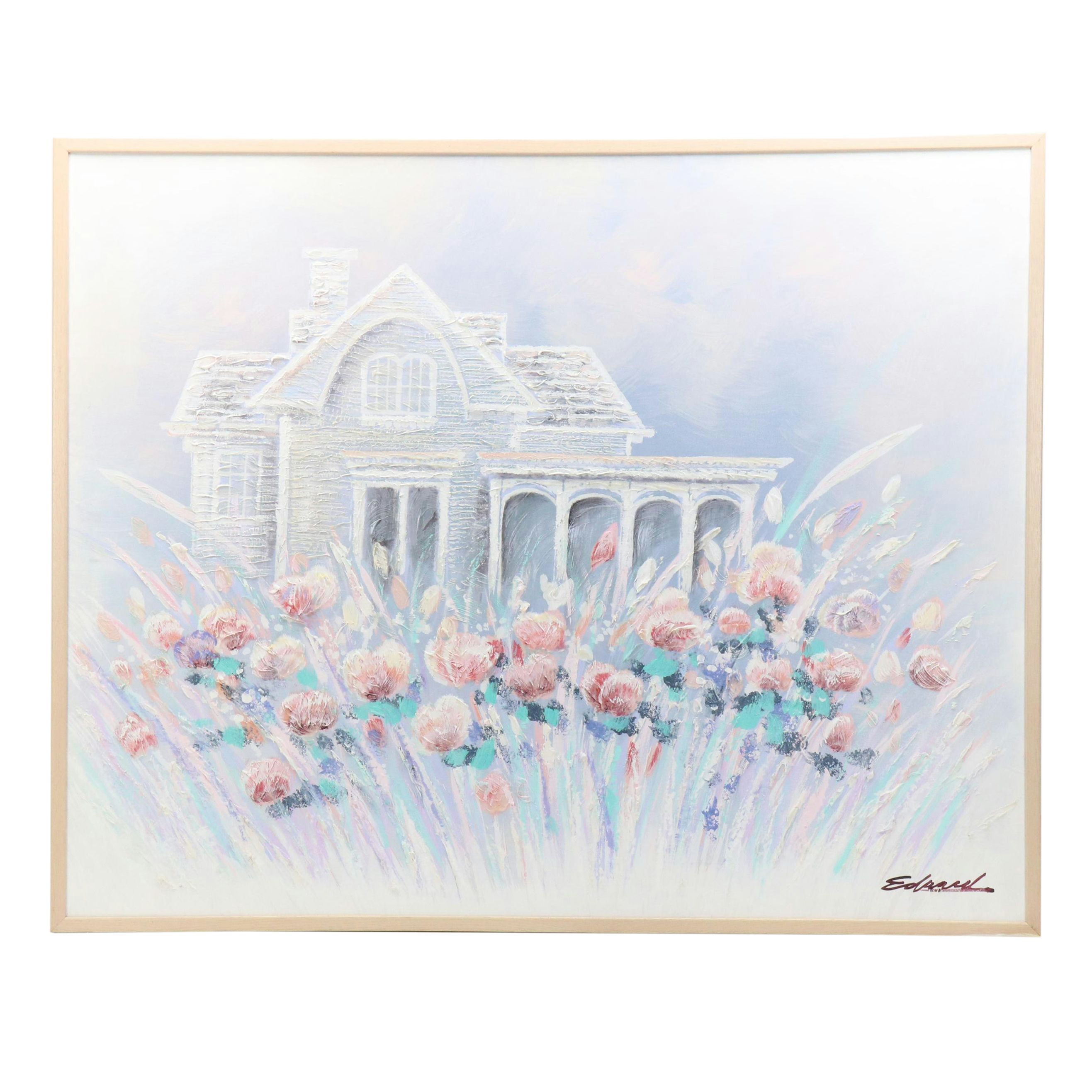 Windsor Art Textured Acrylic Painting "Summer Daylight," Late 20th C.