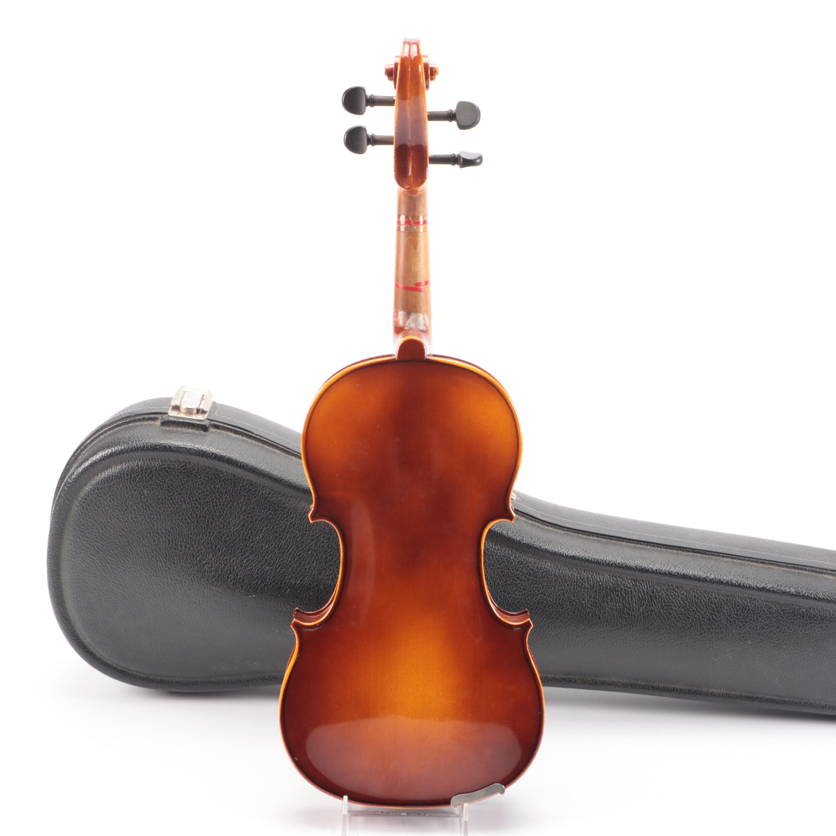 A.R. Seidel Violin with Bow and Tolex Travel Case