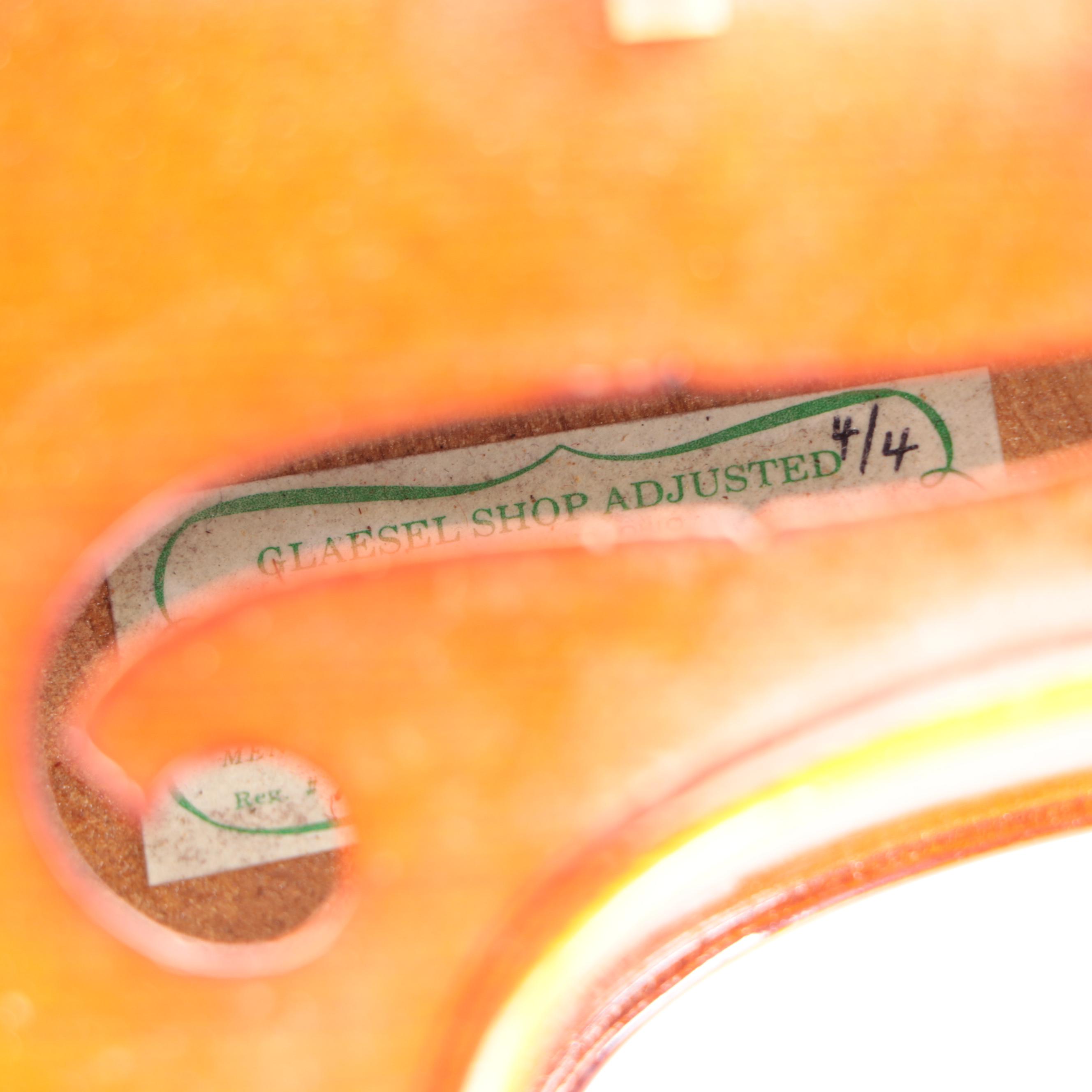 A.R. Seidel Violin with Bow and Tolex Travel Case