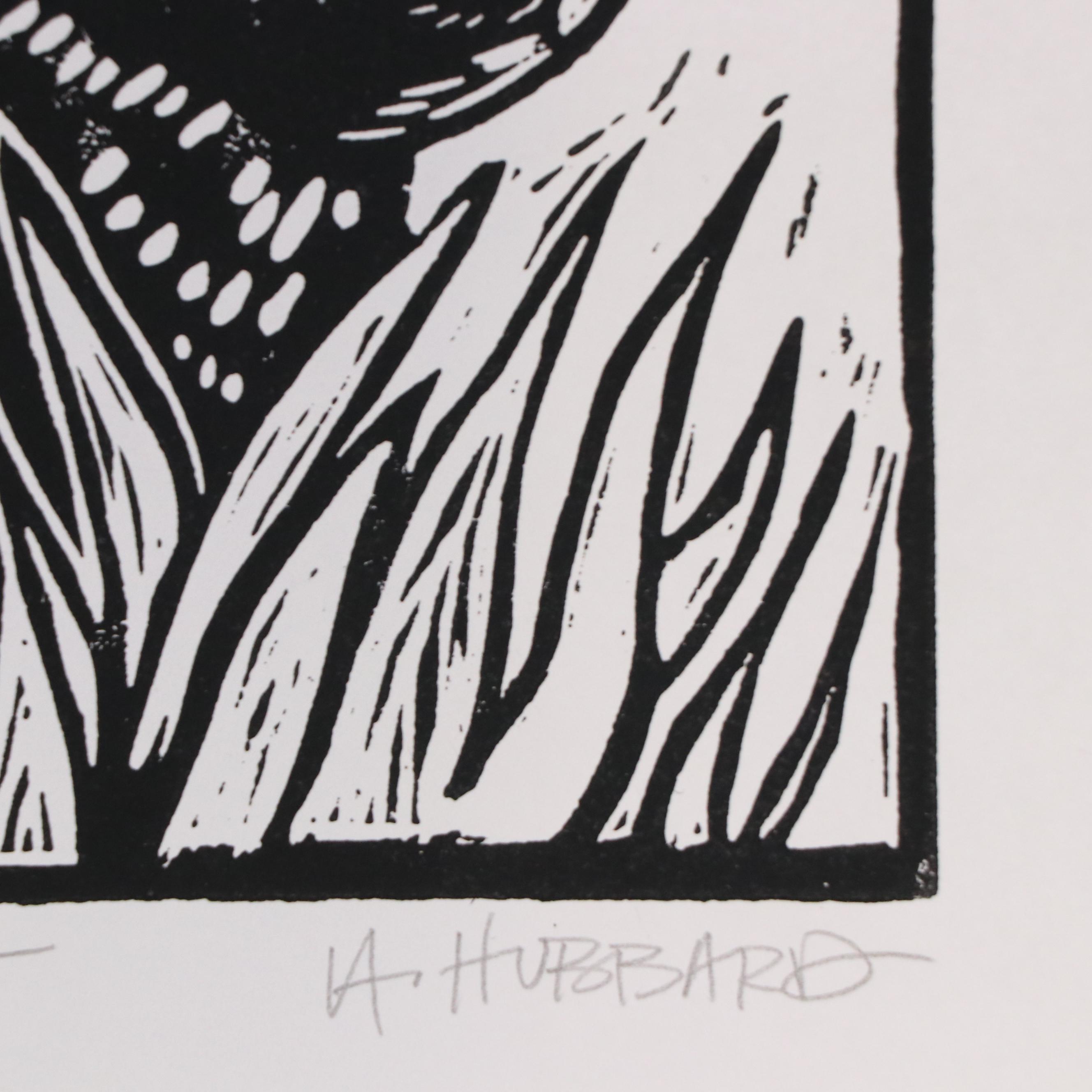 Angie Hubbard Relief Print "Rabbit," 21st Century