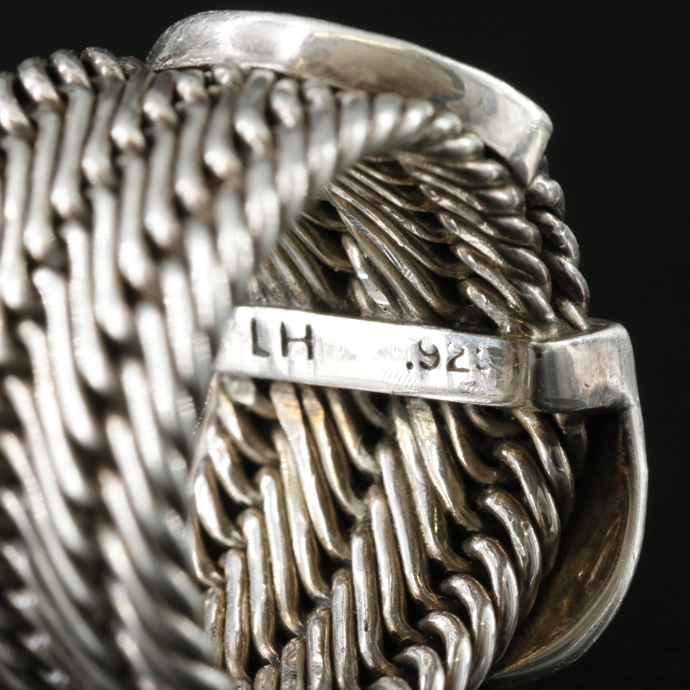 Sterling Buckle Ring