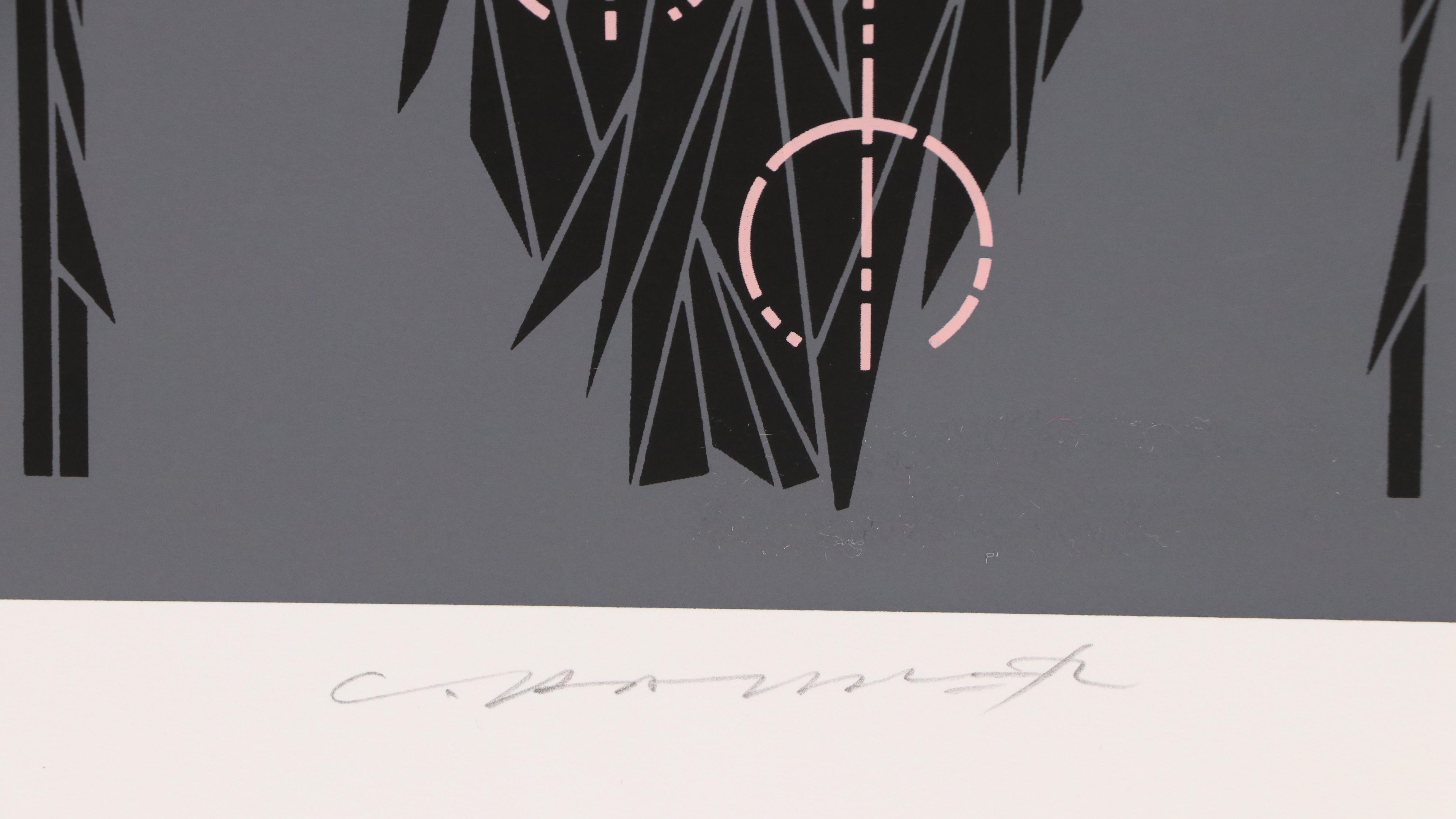 Charley Harper Serigraph "Buzz Off, You Turkey!," 1979