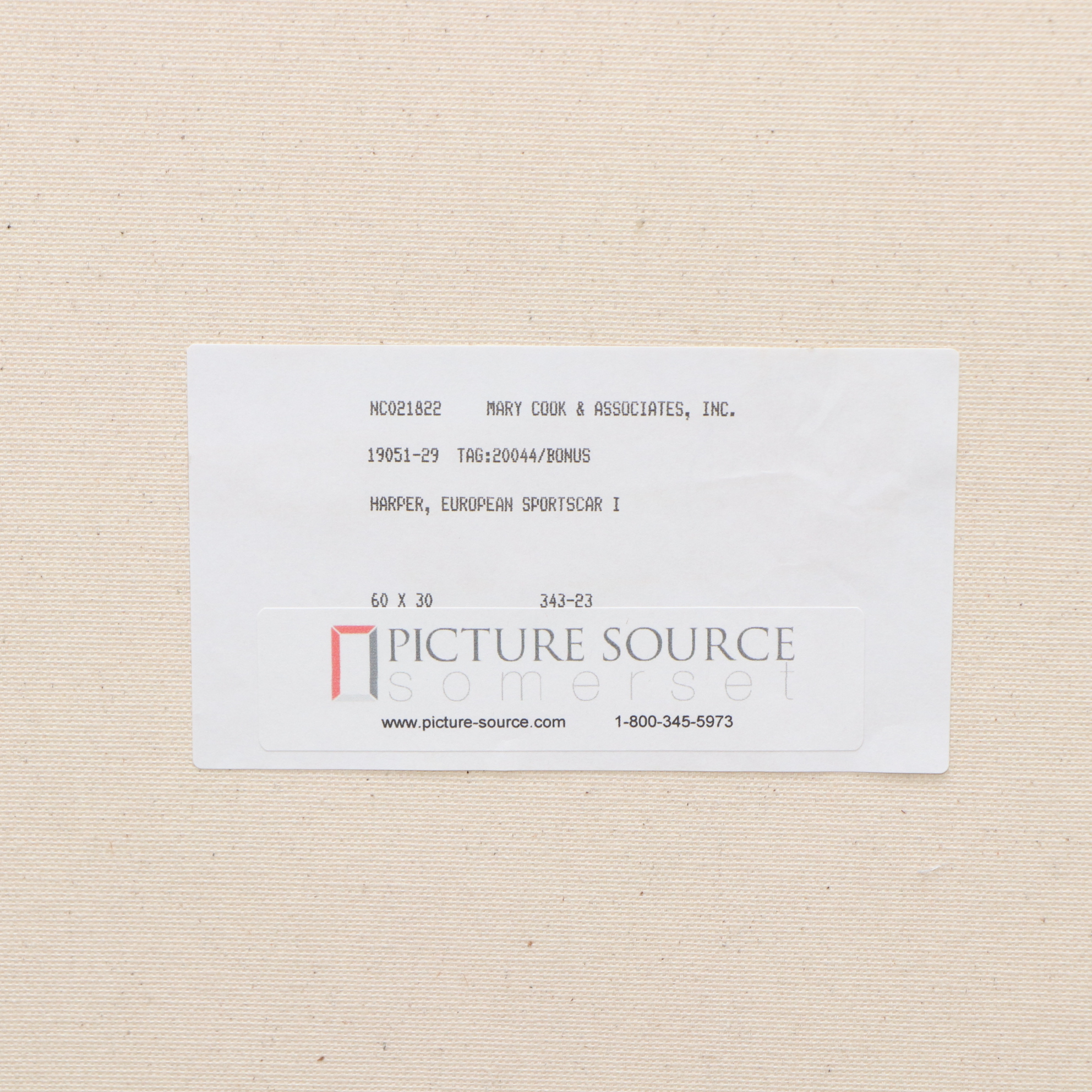 Giclée Print "European Sports Car I" After Ethan Harper