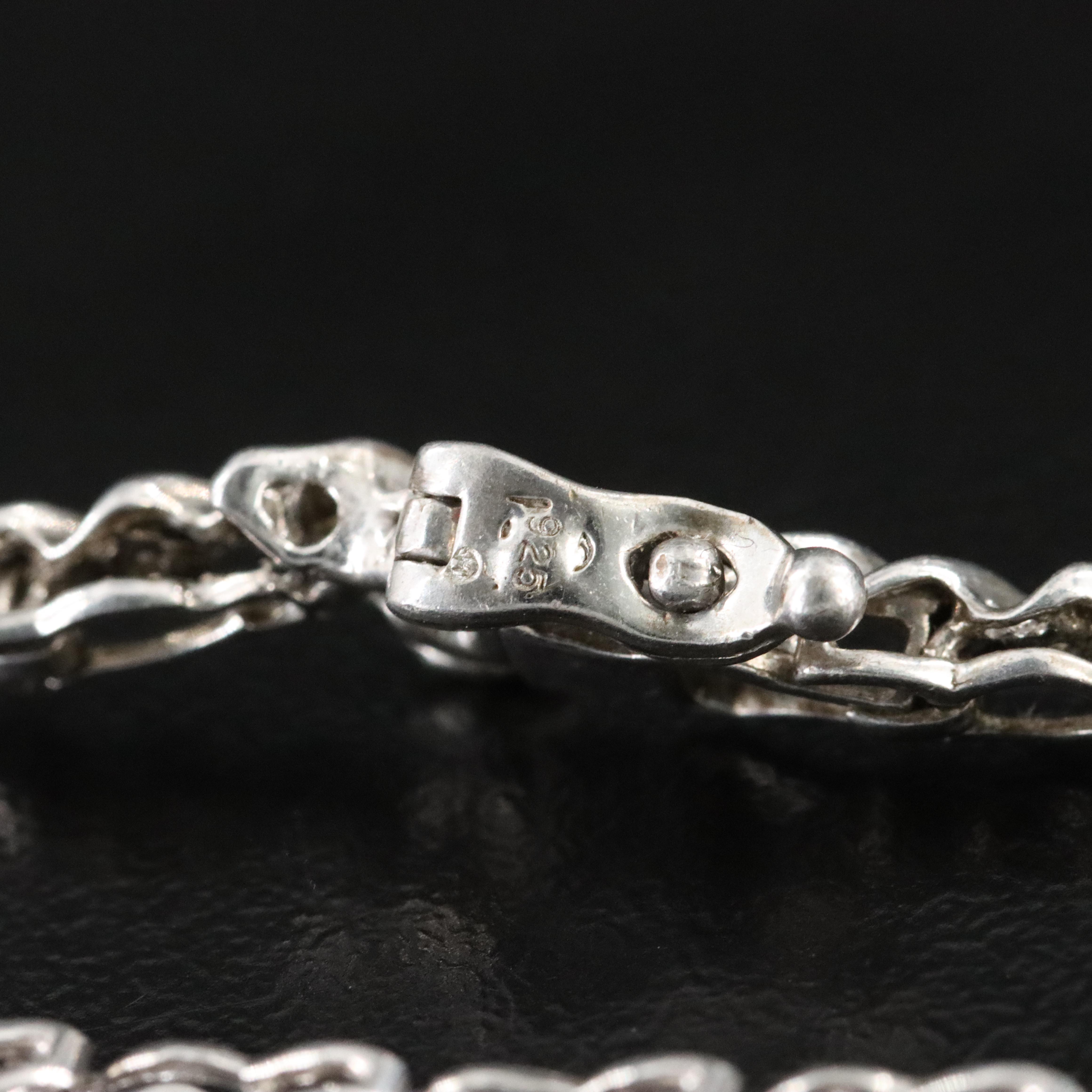 Sterling Diamond Bracelet