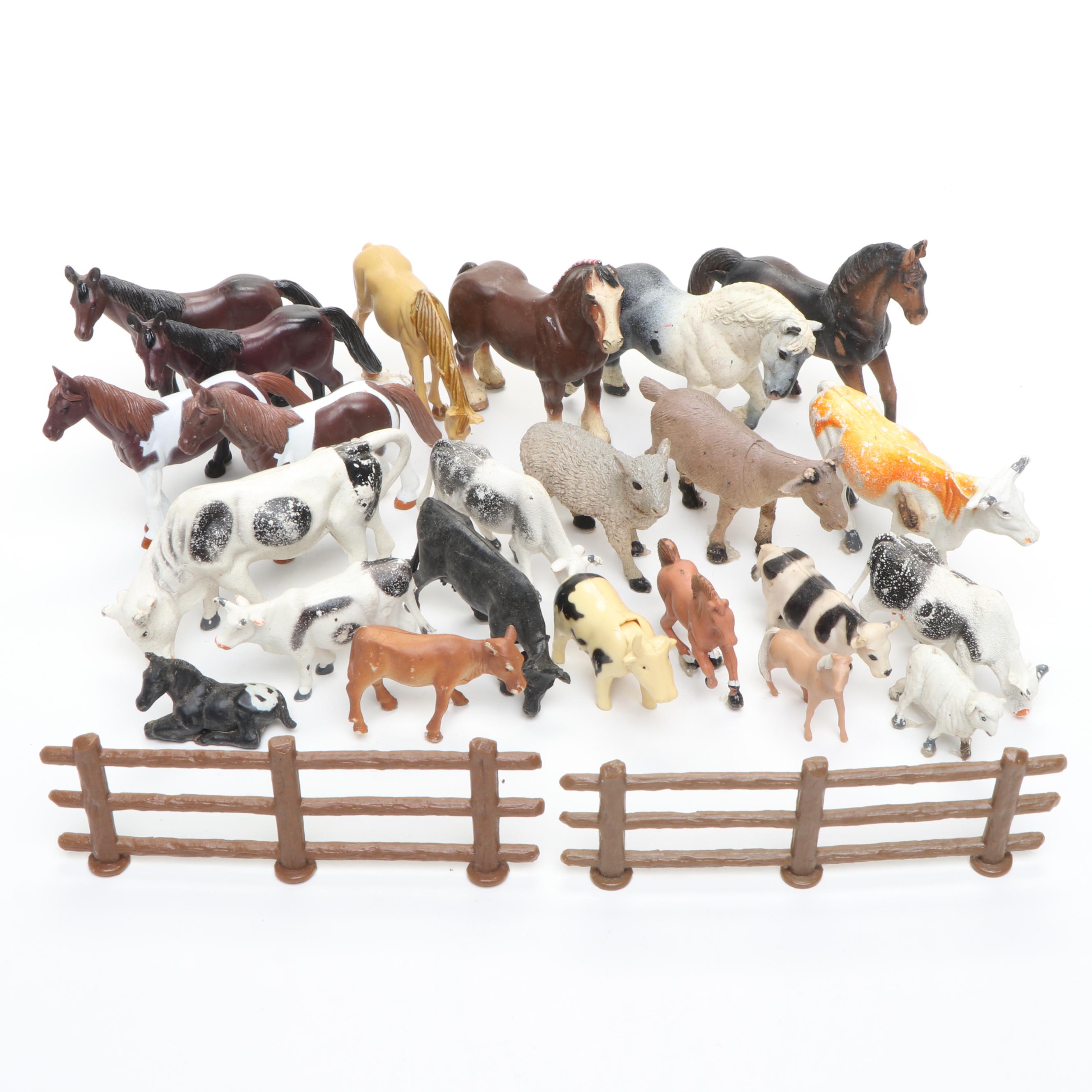 Farmhouse Animal Plastic Toys